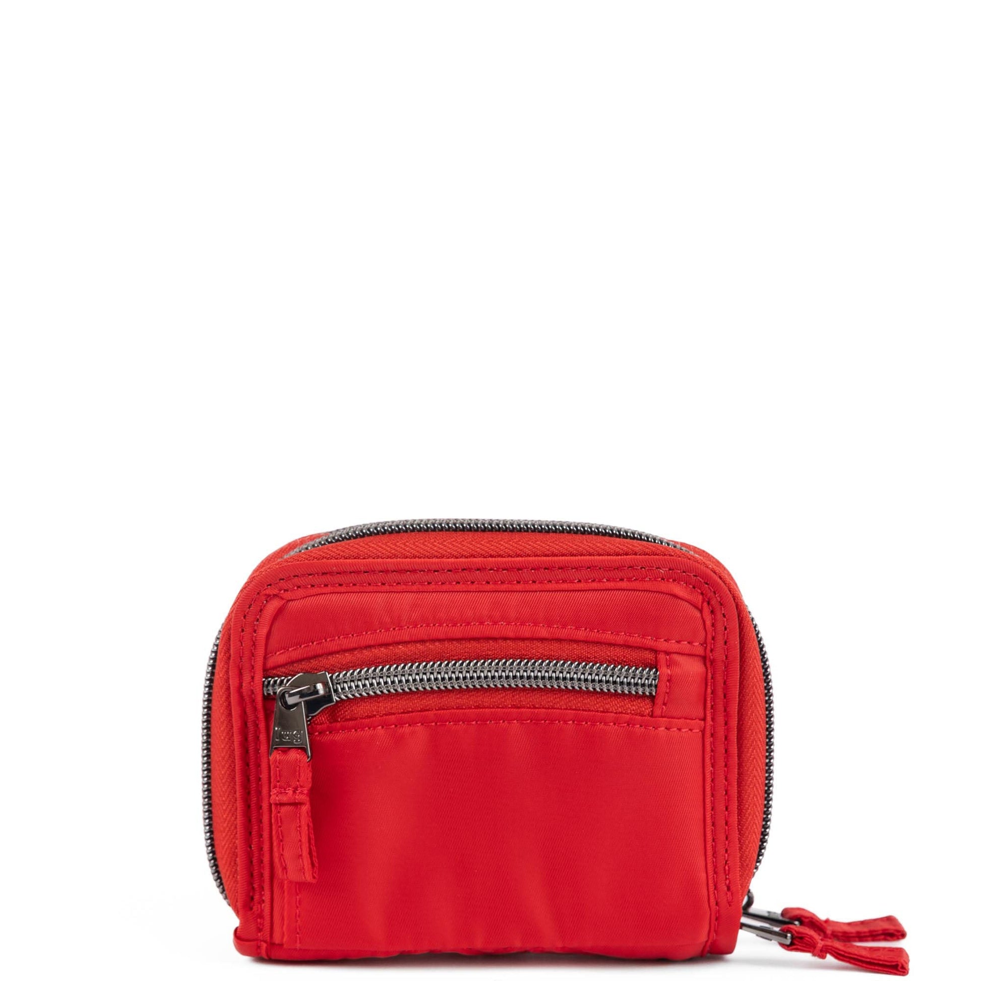 Splits Compact RFID Wallet - POPPY RED - 25654_Splits2_PoppyRed_Angle_03