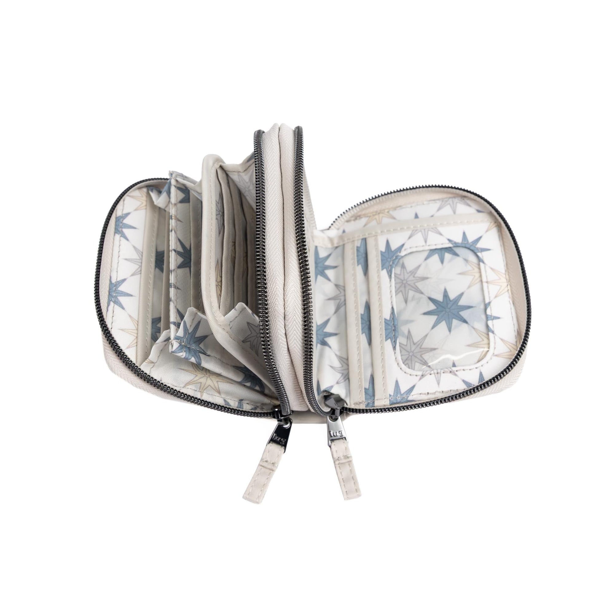 Splits Compact RFID Wallet - PEBBLE - 25657_Splits2_Pebble_Angle_04