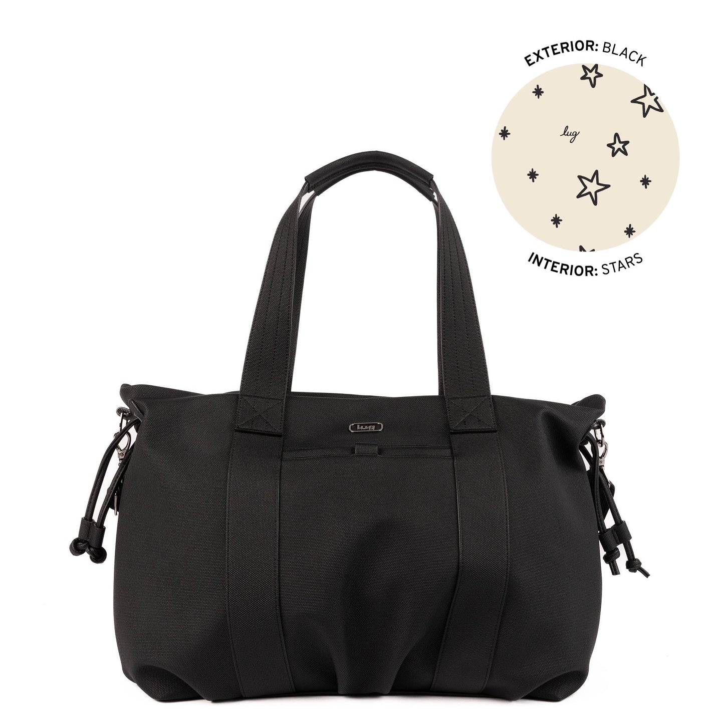 Piper Matte Luxe VL Hobo Tote Bag - BLACK - 25753_PiperML_Black_Angle_01