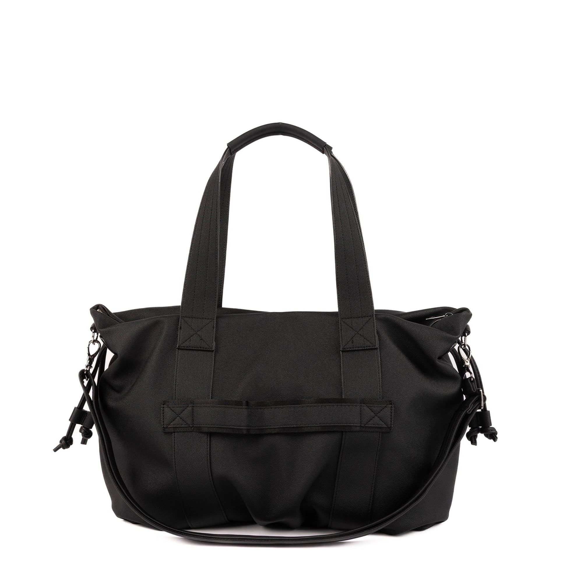 Piper Matte Luxe VL Hobo Tote Bag - BLACK - 25753_PiperML_Black_Angle_04