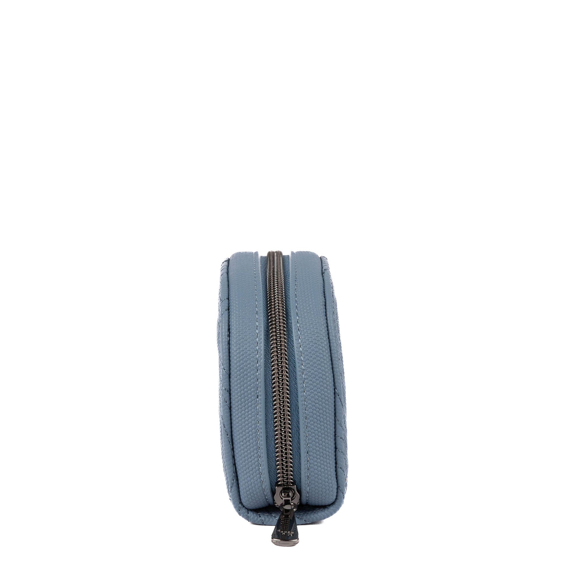 Kolo Mini Jewelry Matte Luxe VL Pouch with Charm Bar - DENIM DRIFT - 25811_KoloML_DenimDrift_Angle_03