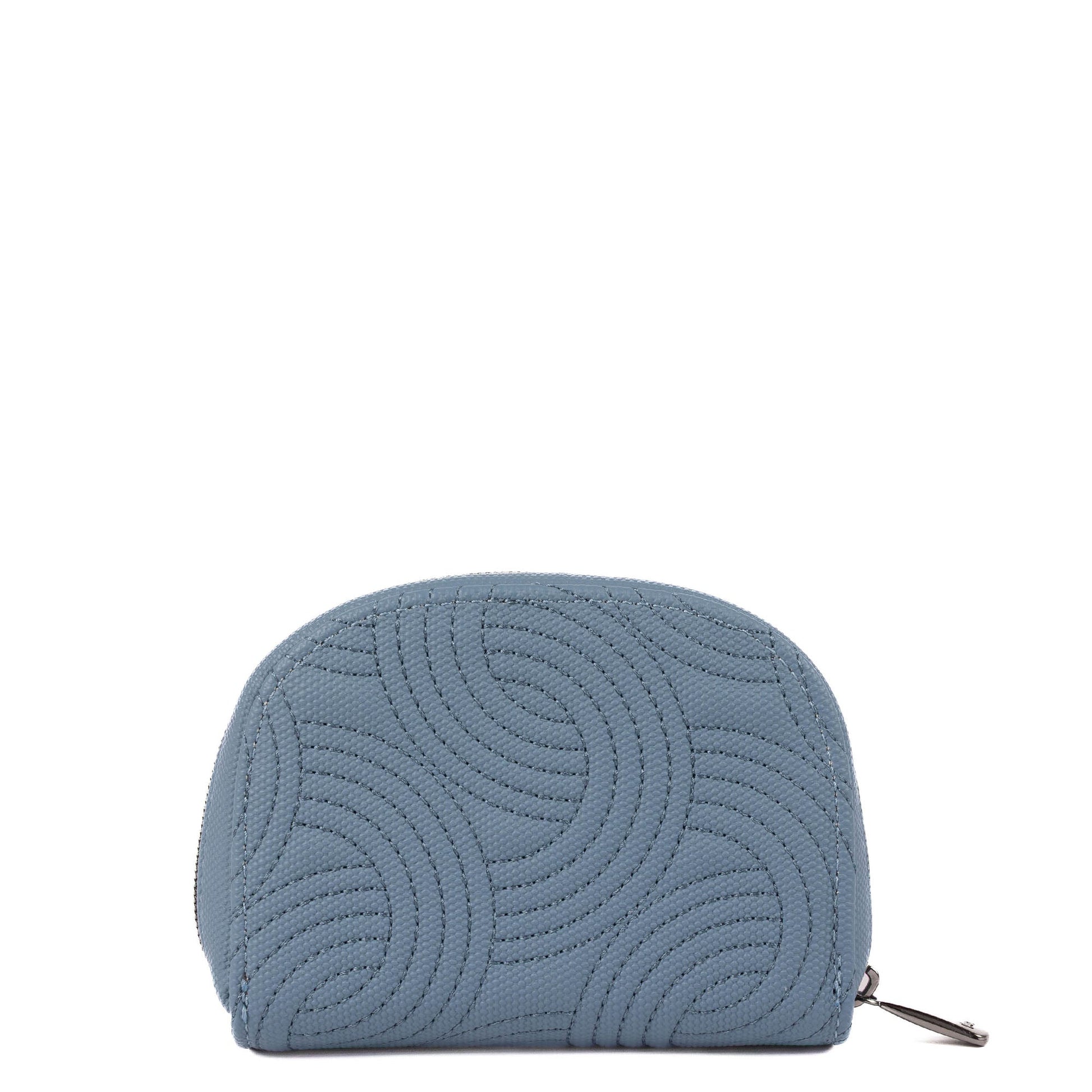 Kolo Mini Jewelry Matte Luxe VL Pouch with Charm Bar - DENIM DRIFT - 25811_KoloML_DenimDrift_Angle_04