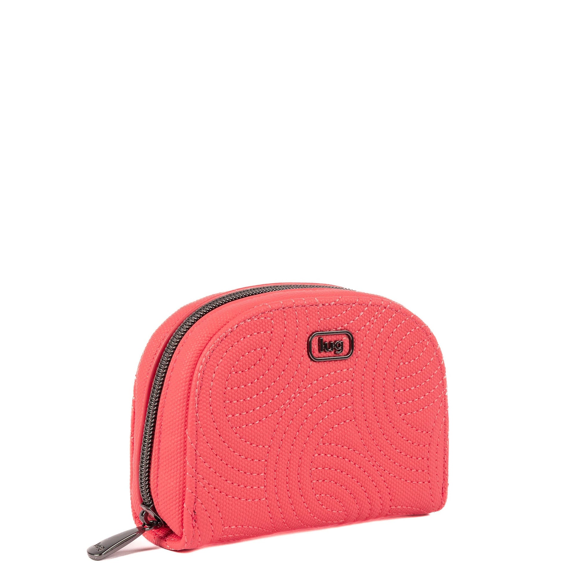 Kolo Mini Jewelry Matte Luxe VL Pouch with Charm Bar - PINK GRAPEFRUIT - 25812_KoloML_PinkGrapefruit_Angle_02