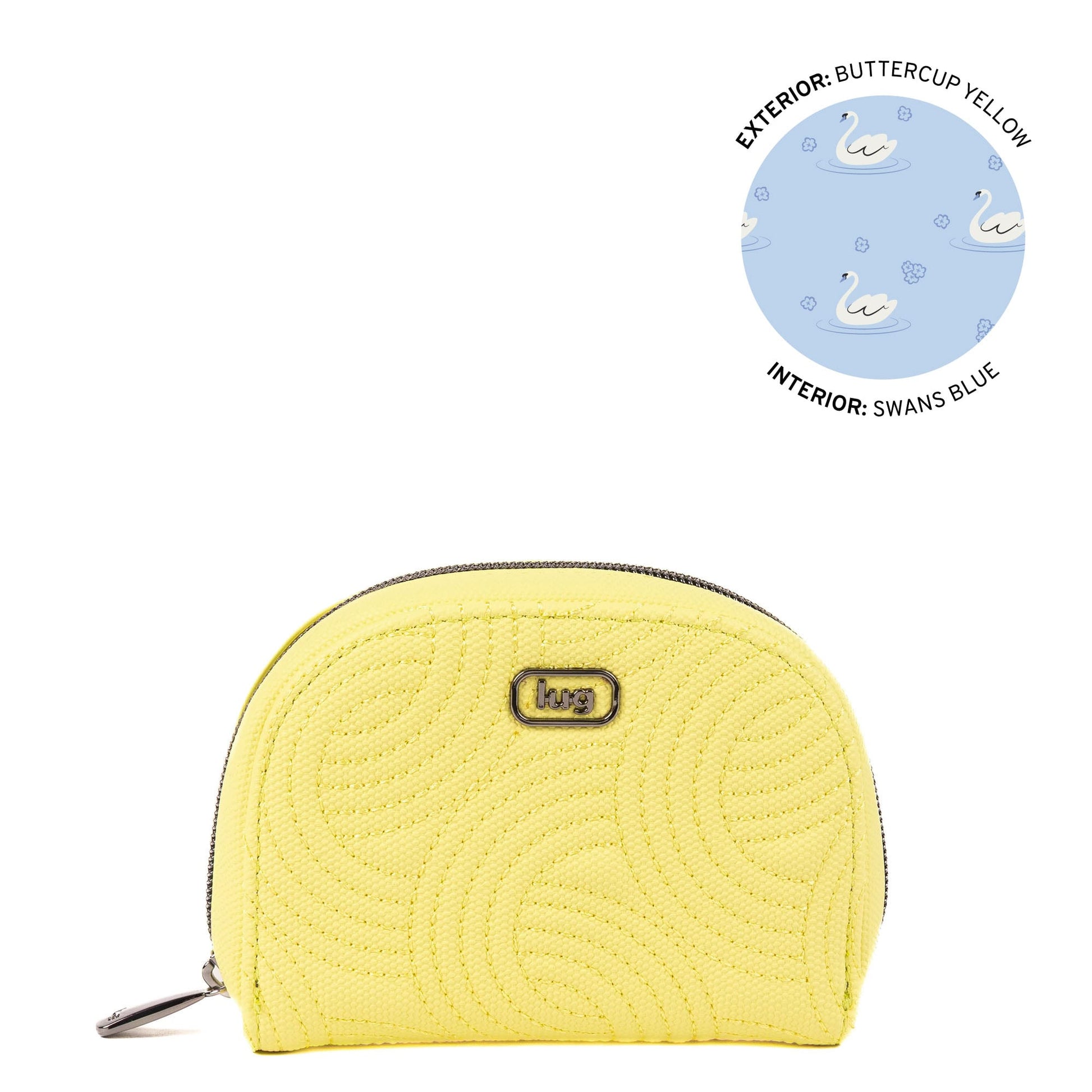 Kolo Mini Jewelry Matte Luxe VL Pouch with Charm Bar - BUTTERCUP YELLOW - 25813_KoloML_ButtercupYellow_Angle_01