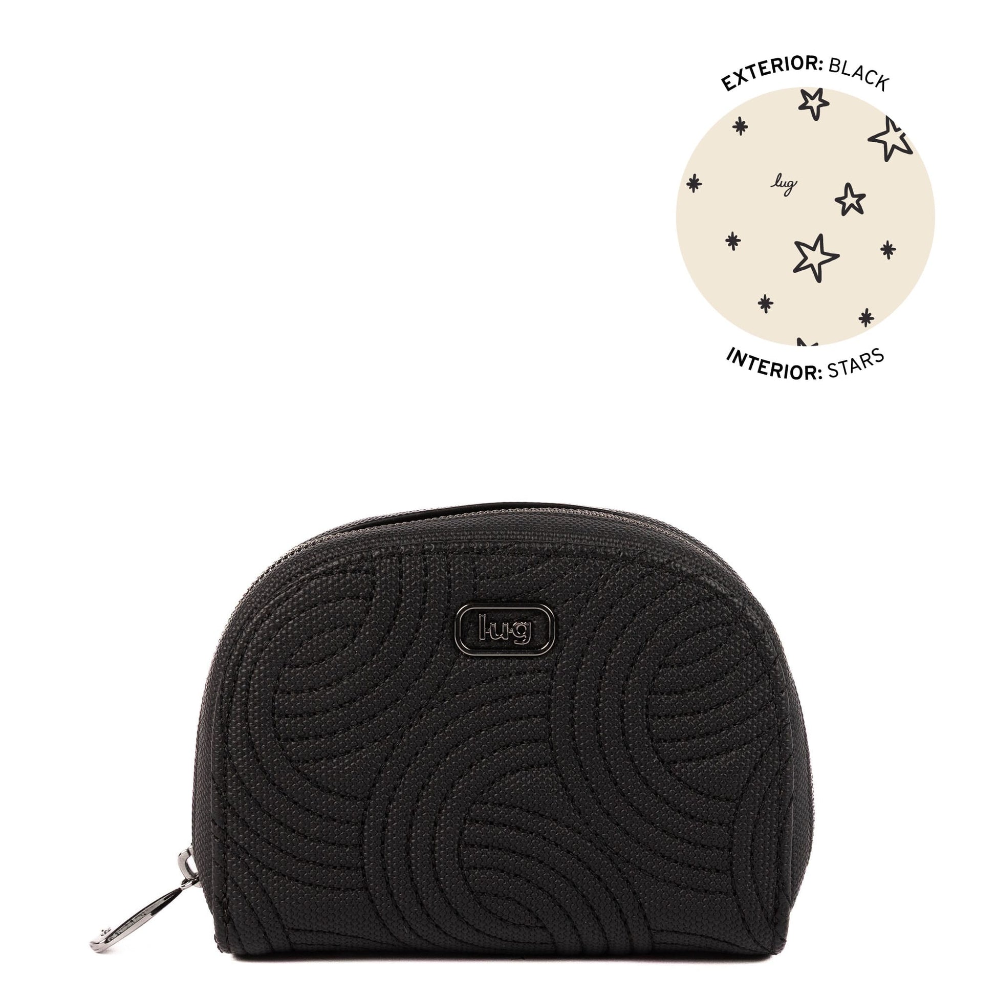 Kolo Mini Jewelry Matte Luxe VL Pouch with Charm Bar - BLACK 2 - 25815_KoloML_Black_Angle_01
