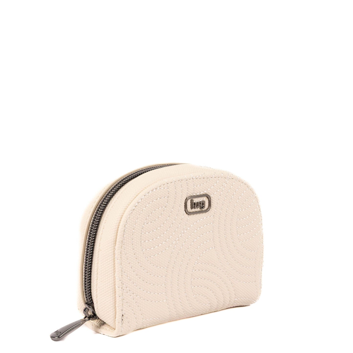 Kolo Mini Jewelry Matte Luxe VL Pouch with Charm Bar - MACADAMIA - 25816_KoloML_Macadamia_Angle_02