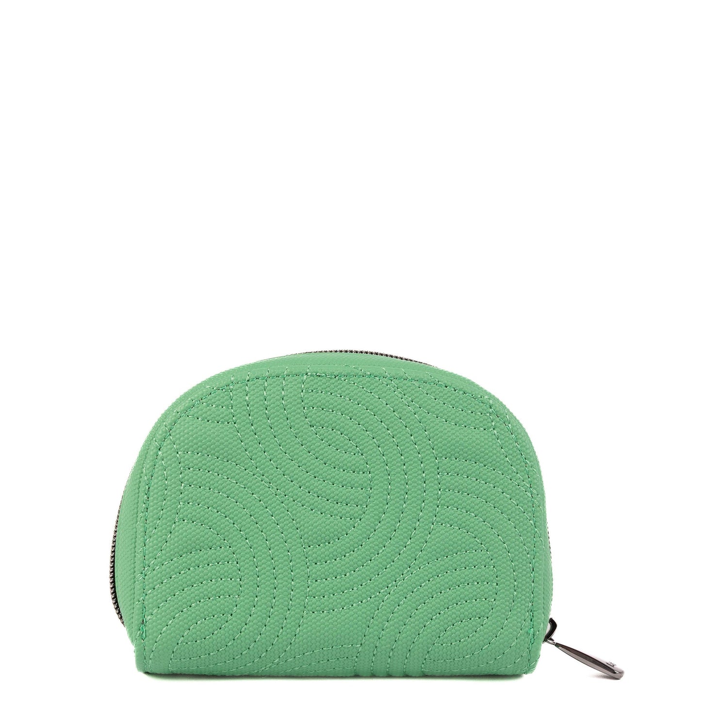 Kolo Mini Jewelry Matte Luxe VL Pouch with Charm Bar - SPEARMINT GREEN - 25817_KoloML_SpearmintGreen_Angle_04