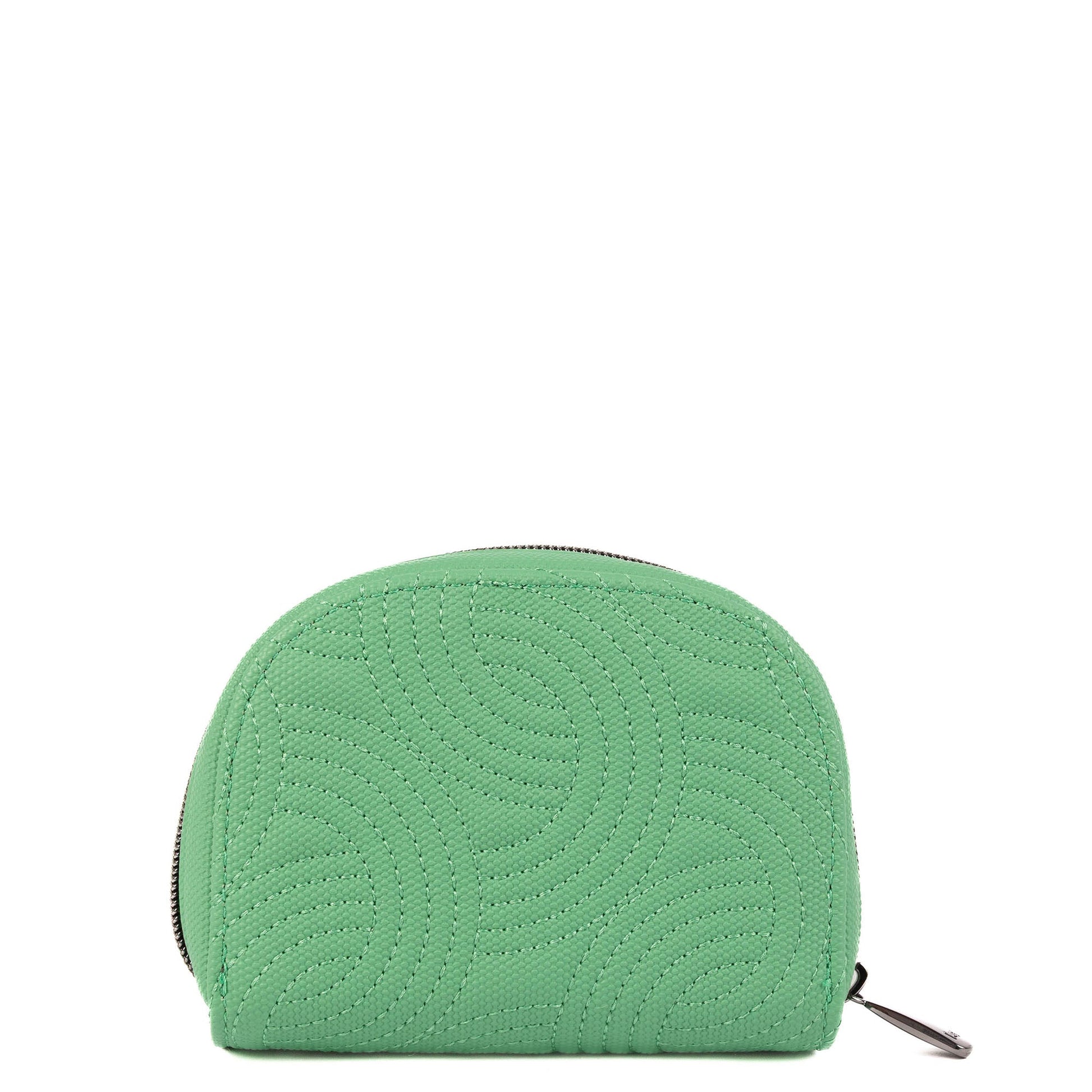 Kolo Mini Jewelry Matte Luxe VL Pouch with Charm Bar - SPEARMINT GREEN - 25817_KoloML_SpearmintGreen_Angle_04