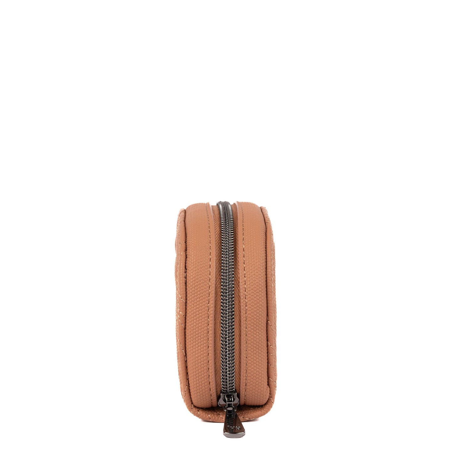 Kolo Mini Jewelry Matte Luxe VL Pouch with Charm Bar - CHAI LATTE - 25818_KoloML_ChaiLatte_Angle_03