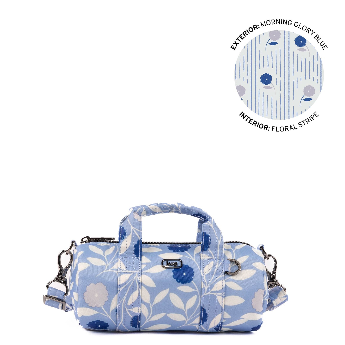 Rallycar Mini Crossbody Bag - MORNING GLORY BLUE - 25826_Rallycar_MorningGloryBlue_Angle_01