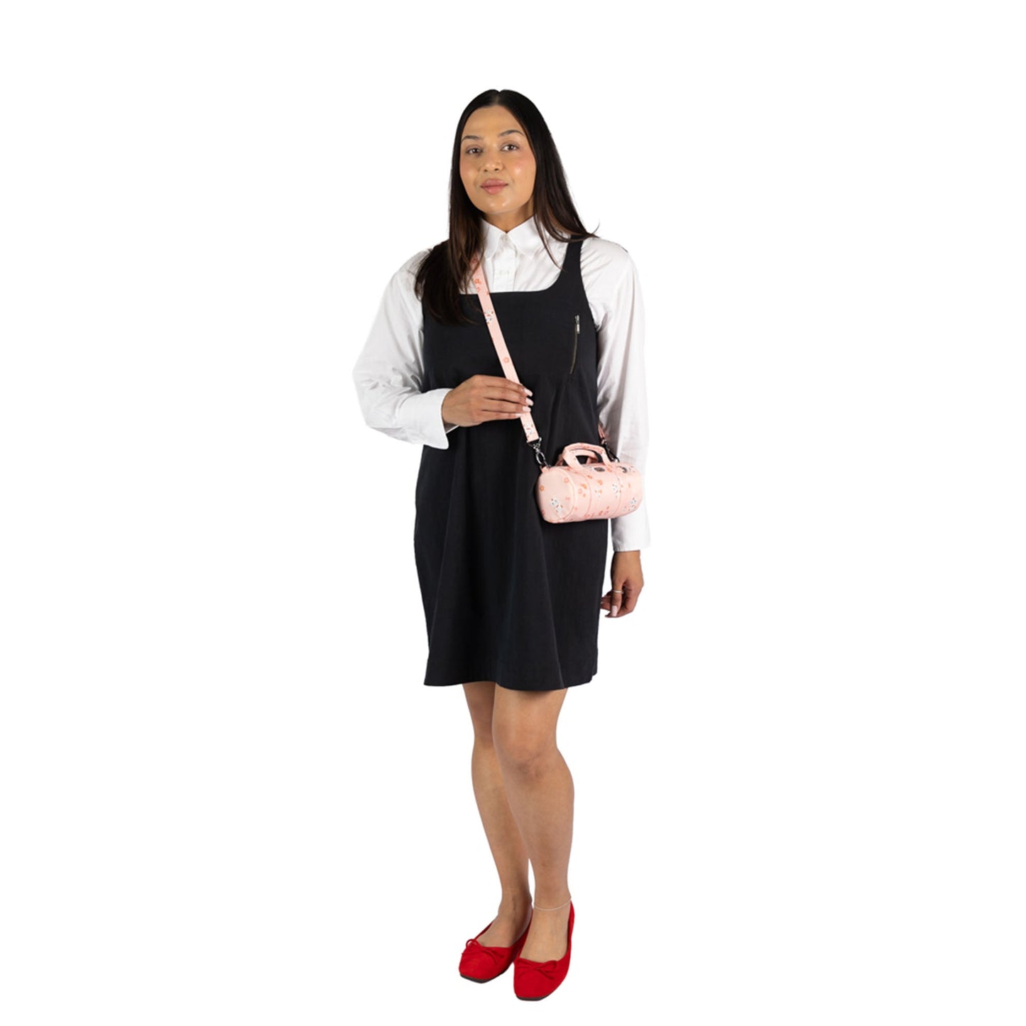 Rallycar Mini Crossbody Bag - - 25827_Rallycar_LuckyCatPink_BagProportion_01