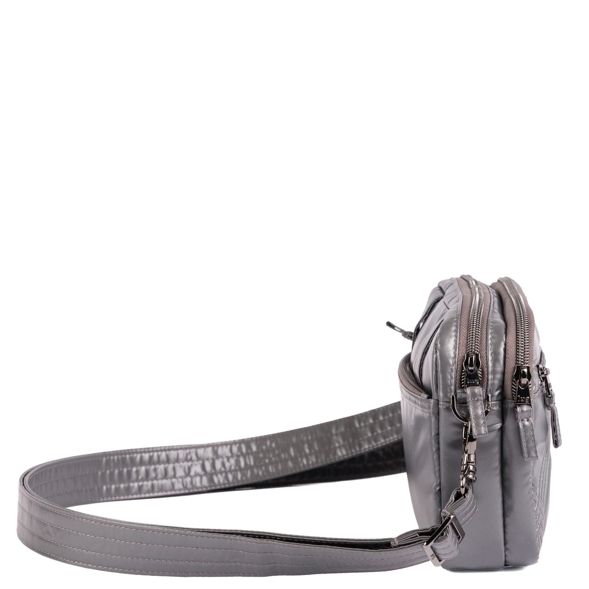 Super Coupe 2 Convertible Crossbody Bag - METALLIC STORM - 25974_Super-Coupe-2_Metallic-Storm_Angle_03
