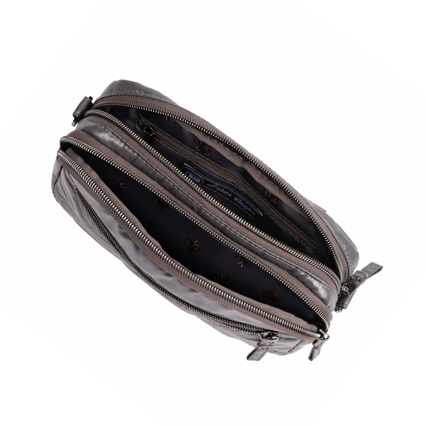 Super Coupe 2 Convertible Crossbody Bag - METALLIC STORM - 25974_Super-Coupe-2_Metallic-Storm_Angle_05