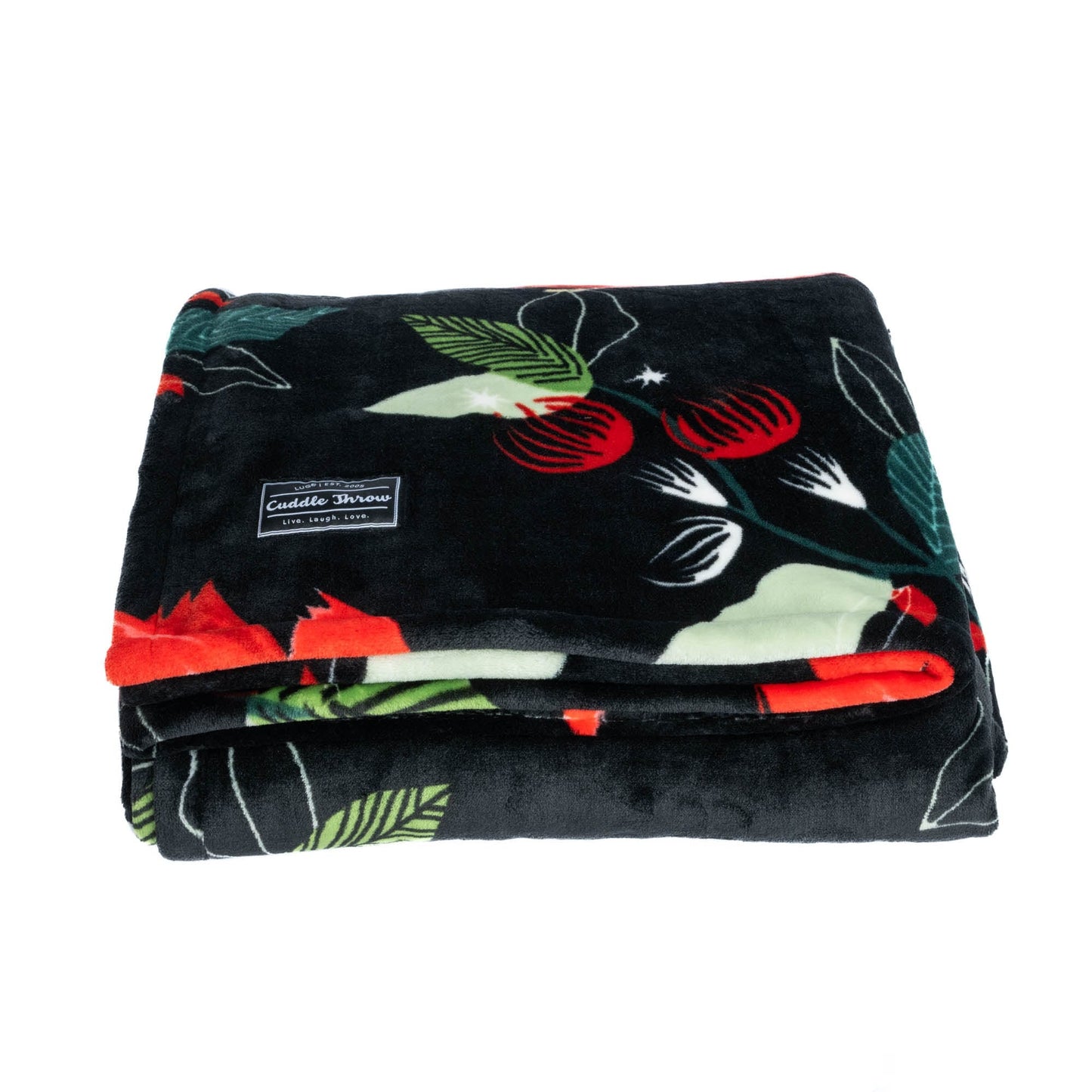 Cuddle Throw Blanket - CARDINALS BLACK - CuddleThrow_CardinalsBlack_01_jprql2