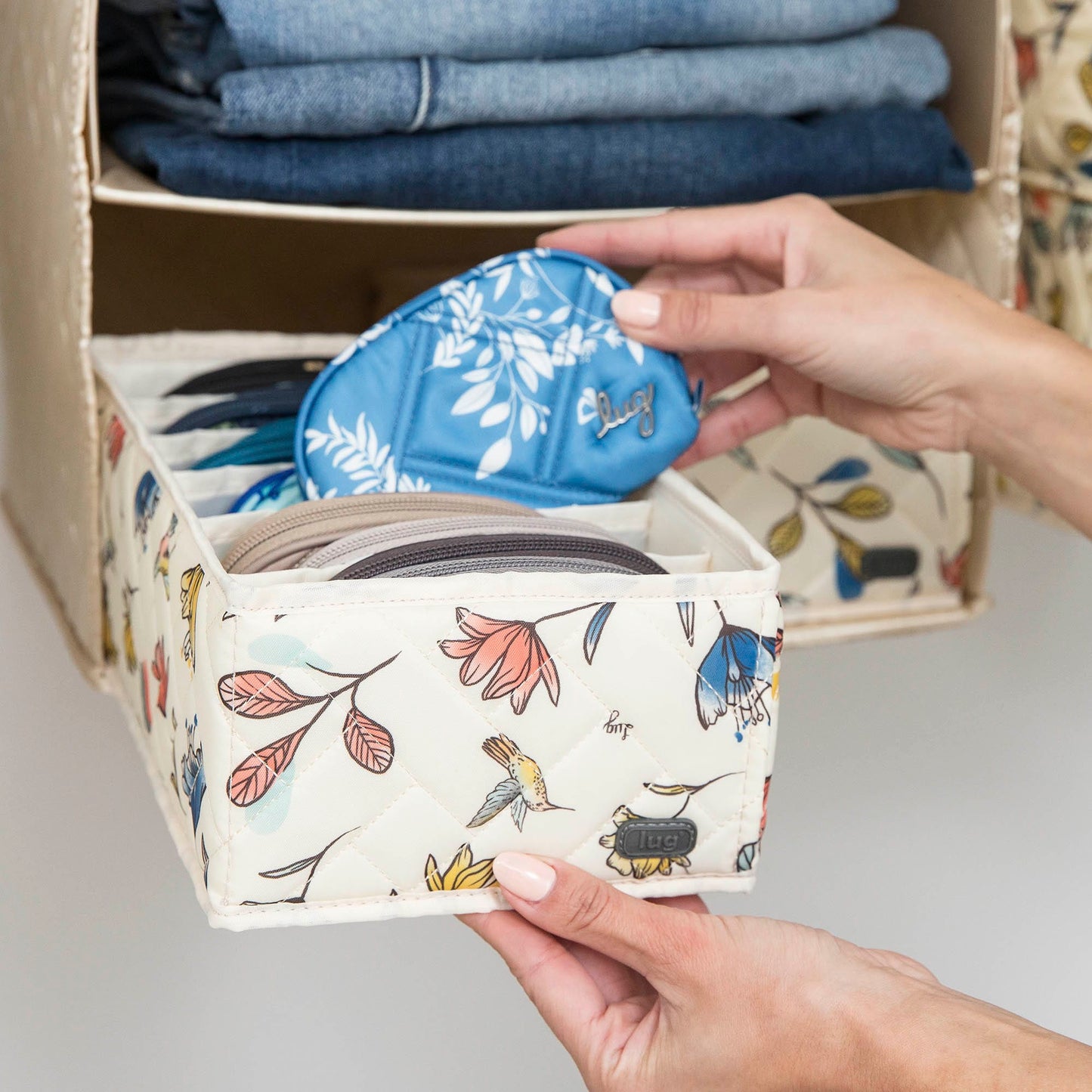 Dolly 2pc 6 Pocket Drawer Organizer