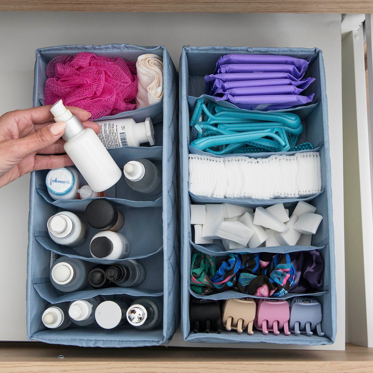 Dolly 2pc 6 Pocket Drawer Organizer