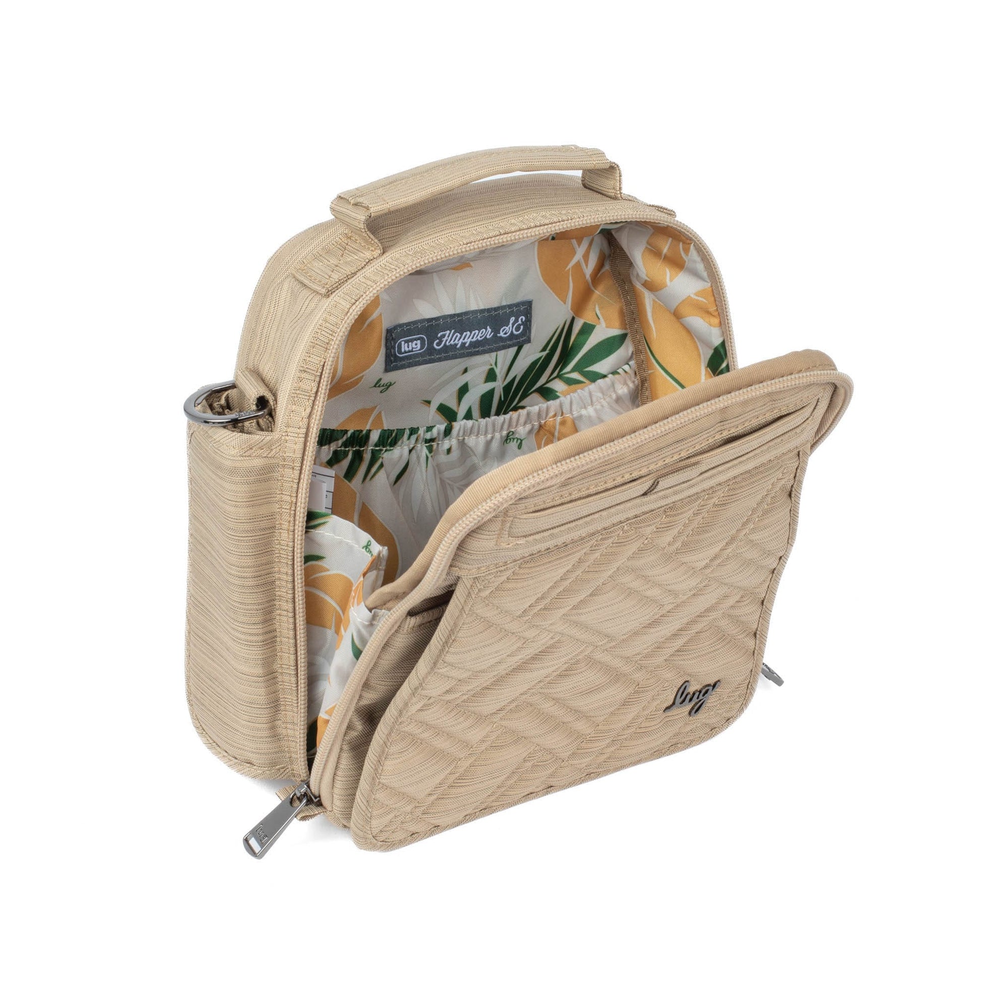 Flapper SE Convertible Crossbody Bag - BRUSHED GOLD - FlapperSE_BrushedGold_05