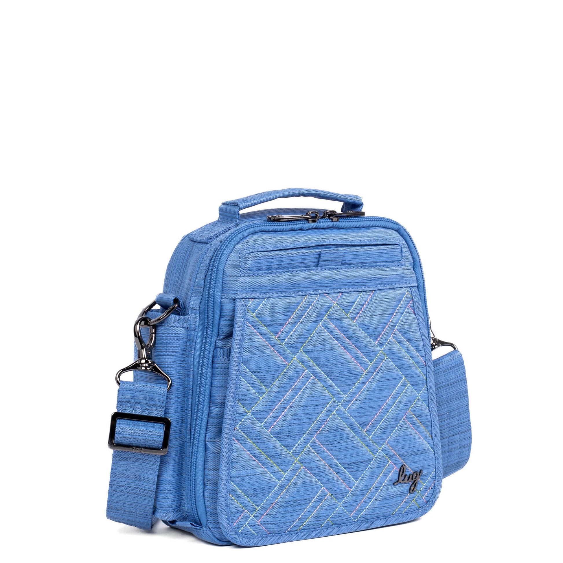 Flapper SE Convertible Crossbody Bag - BRUSHED MARINA ICEPOP STITCH - FlapperSE_BrushedMarinawithIcepop_02