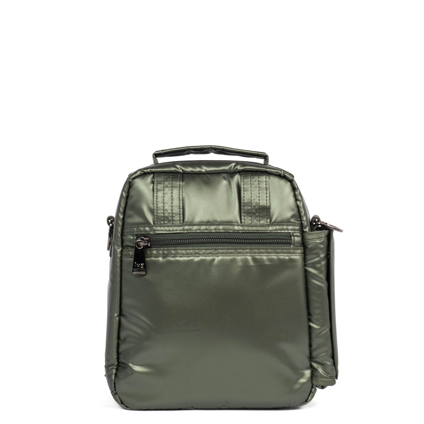 Flapper SE Convertible Crossbody Bag - METALLIC OLIVE - FlapperSE_MetallicOlive_04
