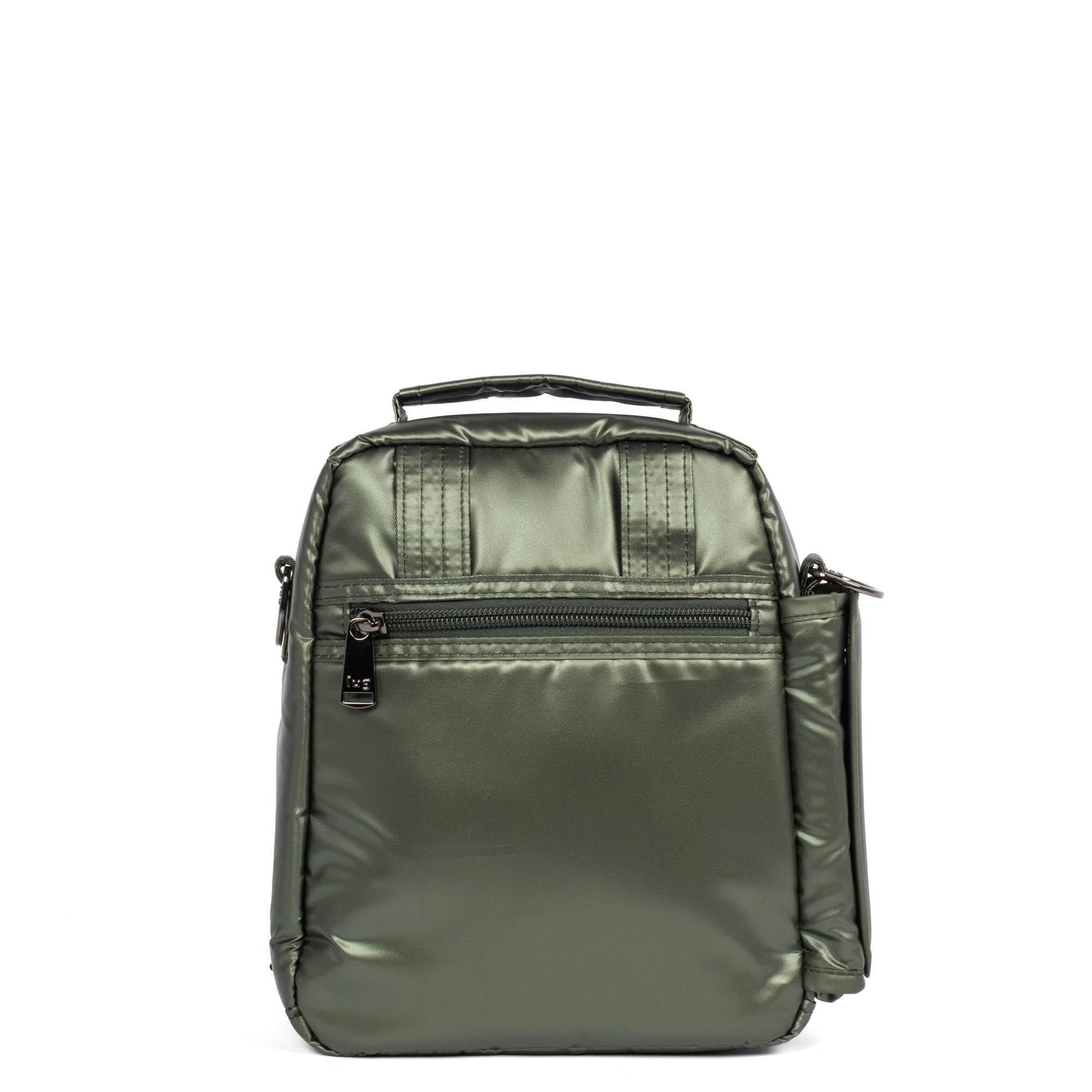 Flapper SE Convertible Crossbody Bag - METALLIC OLIVE - FlapperSE_MetallicOlive_04