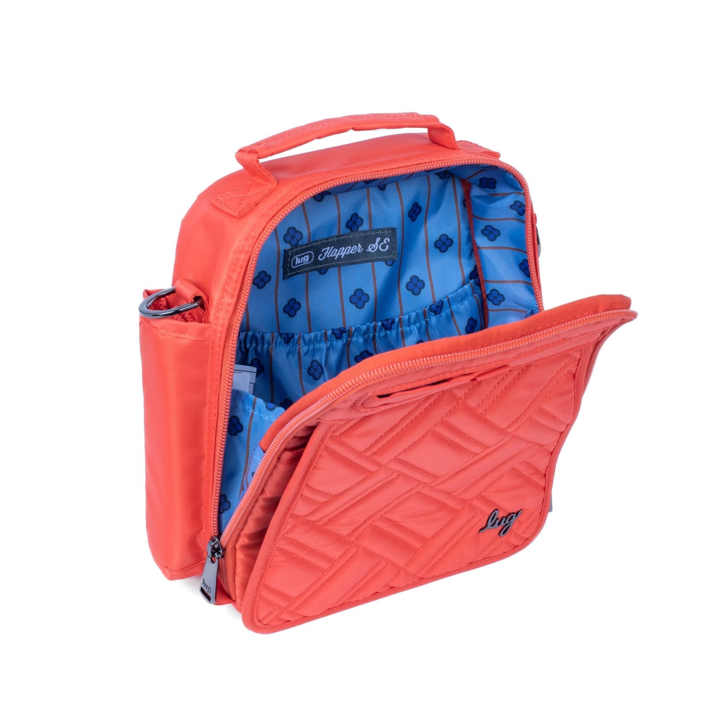 Flapper SE Convertible Crossbody Bag - PAPAYA - FlapperSE_Papaya_05