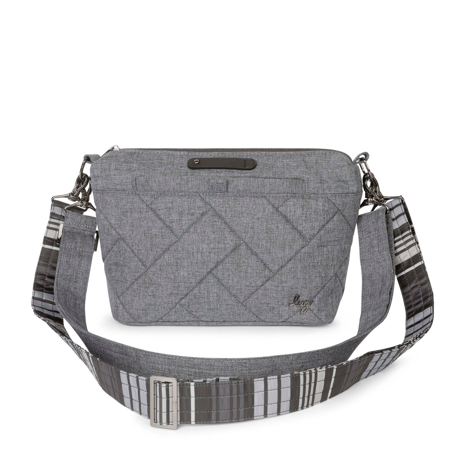 Flare 2 Crossbody Bag - HEATHER GREY - Flare2_Heather_Grey_01a