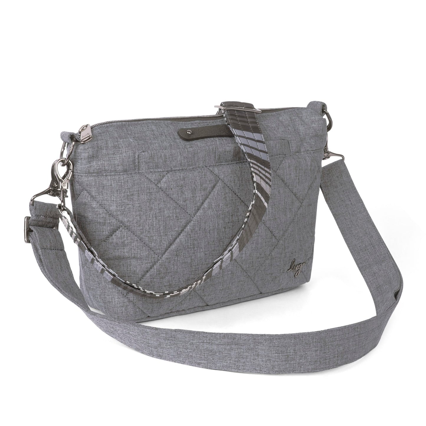Flare 2 Crossbody Bag - HEATHER GREY - Flare2_Heather_Grey_02