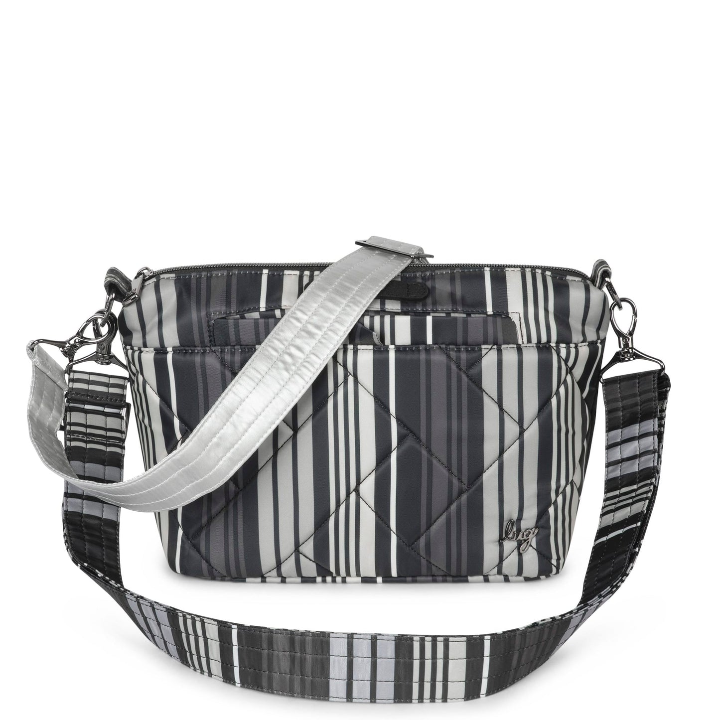 Flare 2 Crossbody Bag - LOVE STRIPE BLACK - Flare2_LoveStripeBlack_01