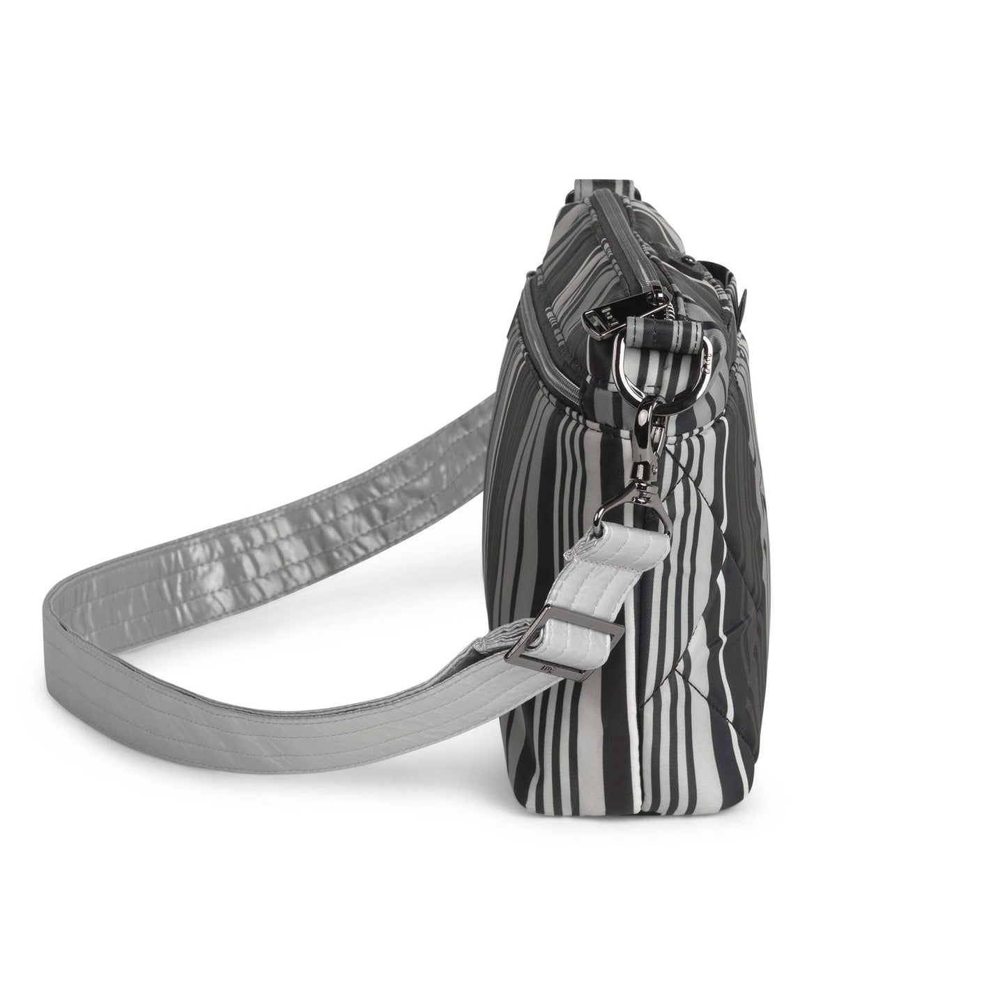 Flare 2 Crossbody Bag - LOVE STRIPE BLACK - Flare2_LoveStripeBlack_03