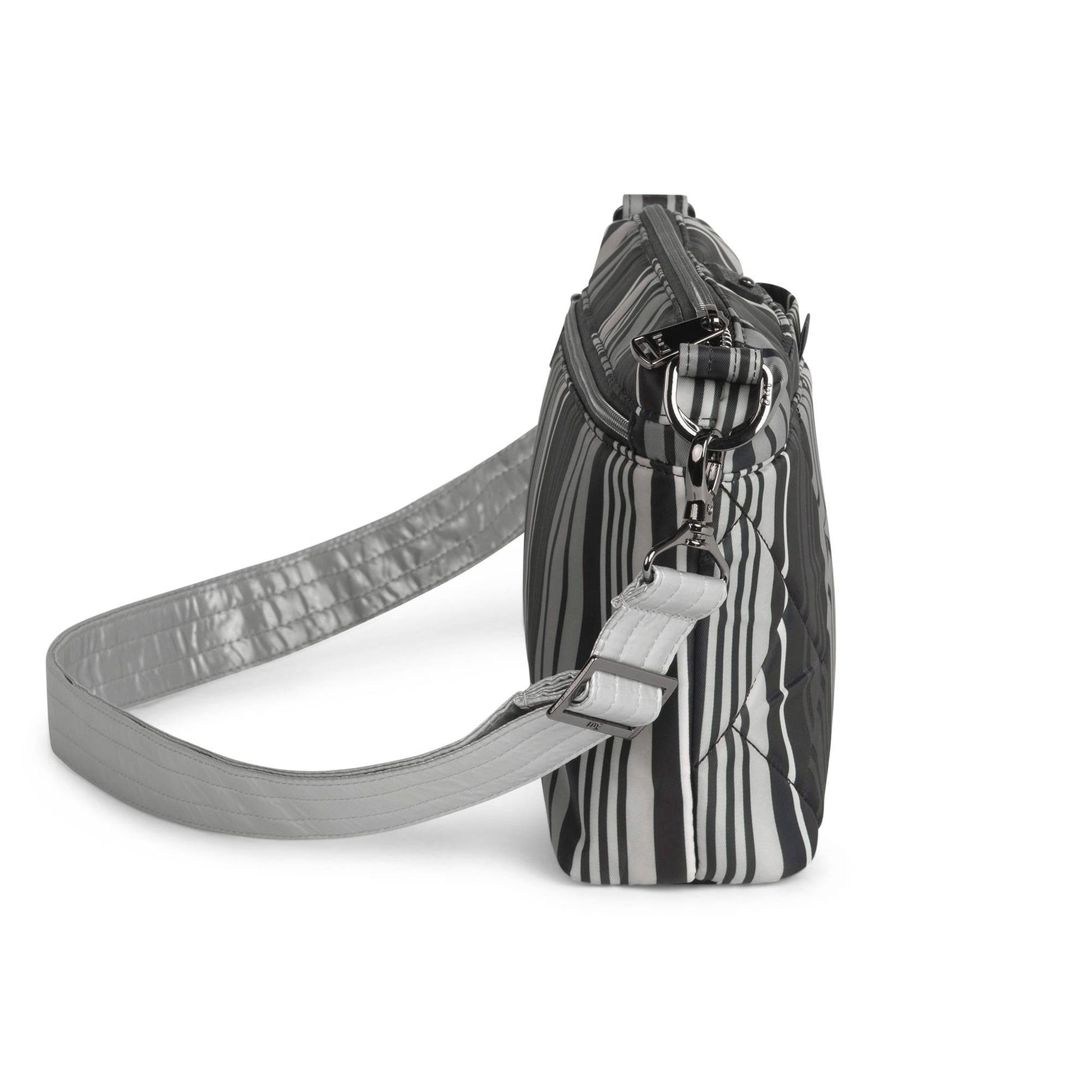 Flare 2 Crossbody Bag - LOVE STRIPE BLACK - Flare2_LoveStripeBlack_03
