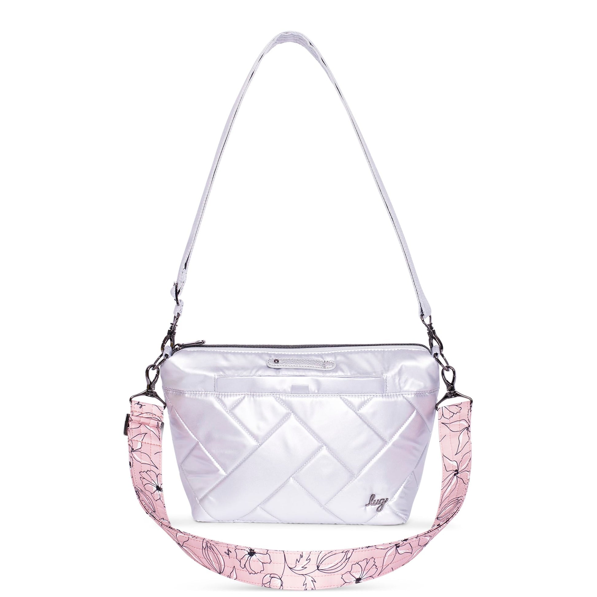 Flare 2 Crossbody Bag - METALLIC SILVER - Flare2_MetallicSilver_01b
