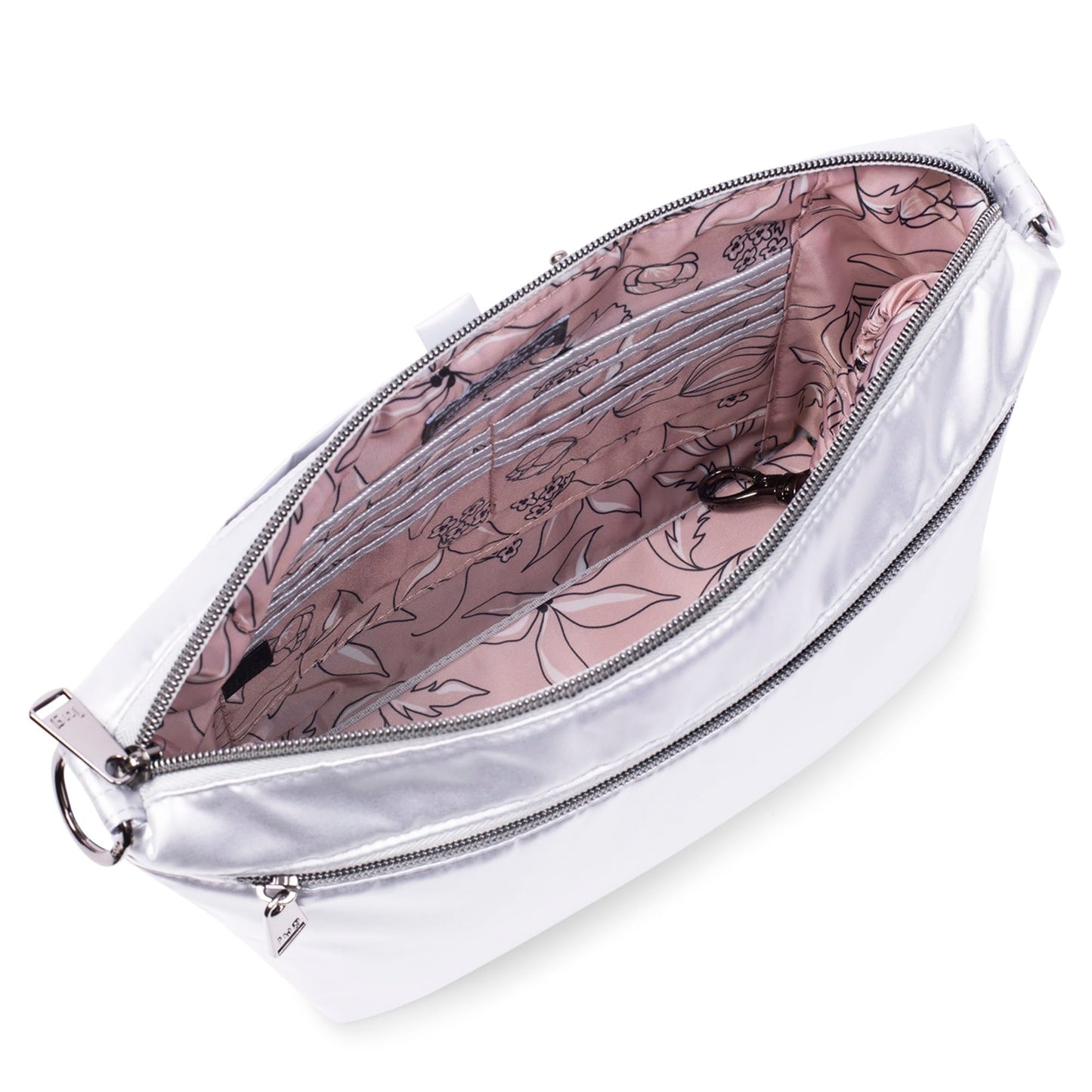 Flare 2 Crossbody Bag - METALLIC SILVER - Flare2_MetallicSilver_05