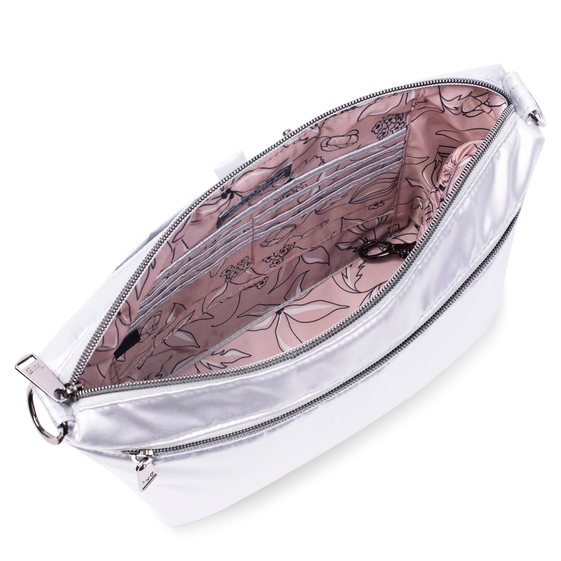 Flare 2 Crossbody Bag - METALLIC SILVER - Flare2_MetallicSilver_05