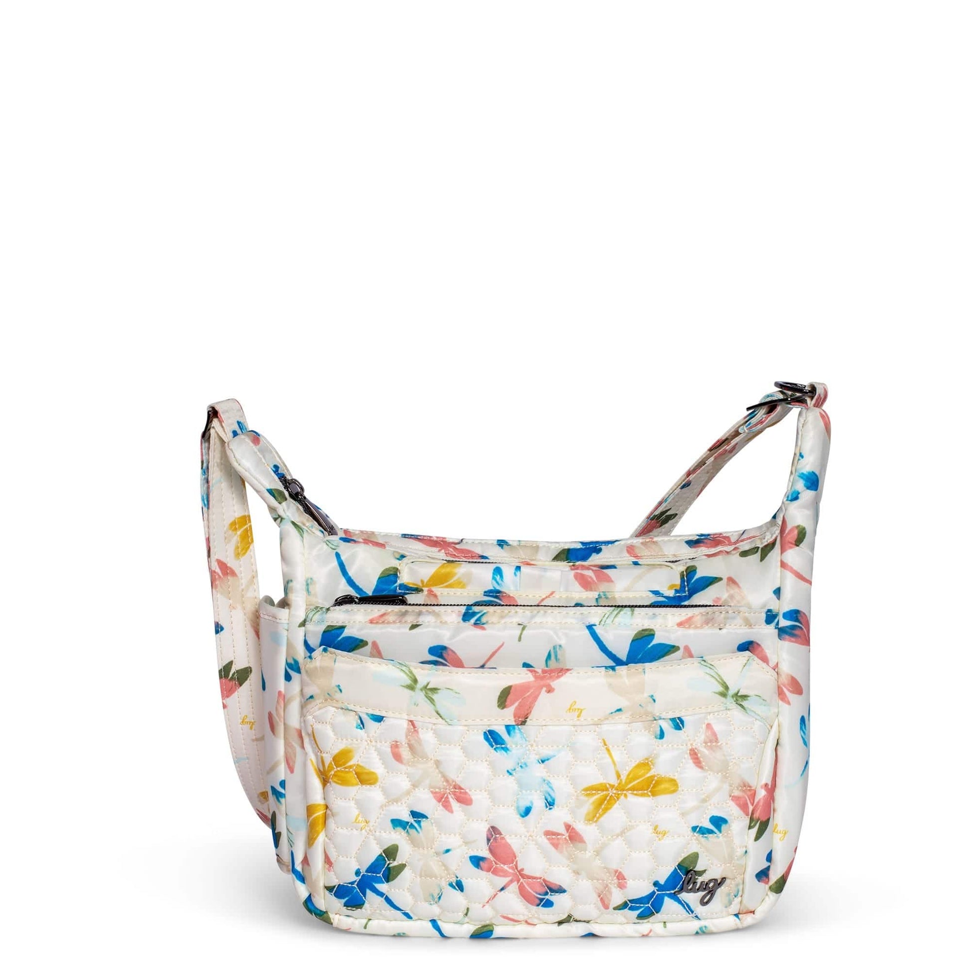 Flutter SE Crossbody Bag - DRAGONFLY MULTI - FlutterSE_DragonflyMulti_01
