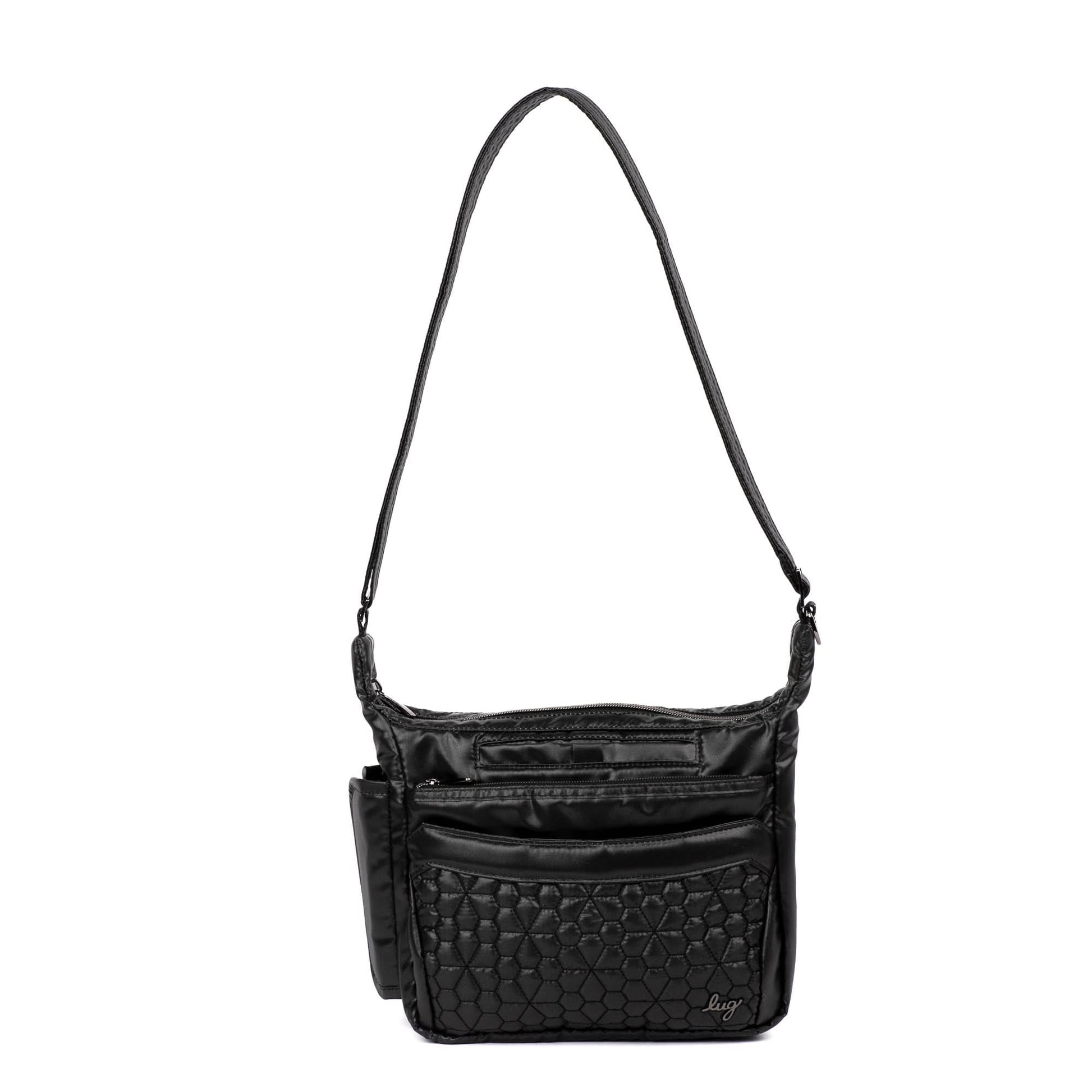 Flutter SE Crossbody Bag - METALLIC BLACK - FlutterSE_MetallicBlack_01