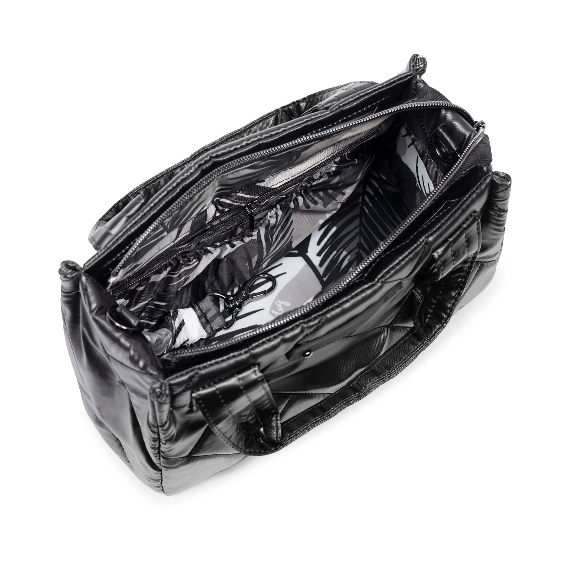 Jitterbug Crossbody Bag - METALLIC BLACK - Jitterbug_BlackMetallic_05