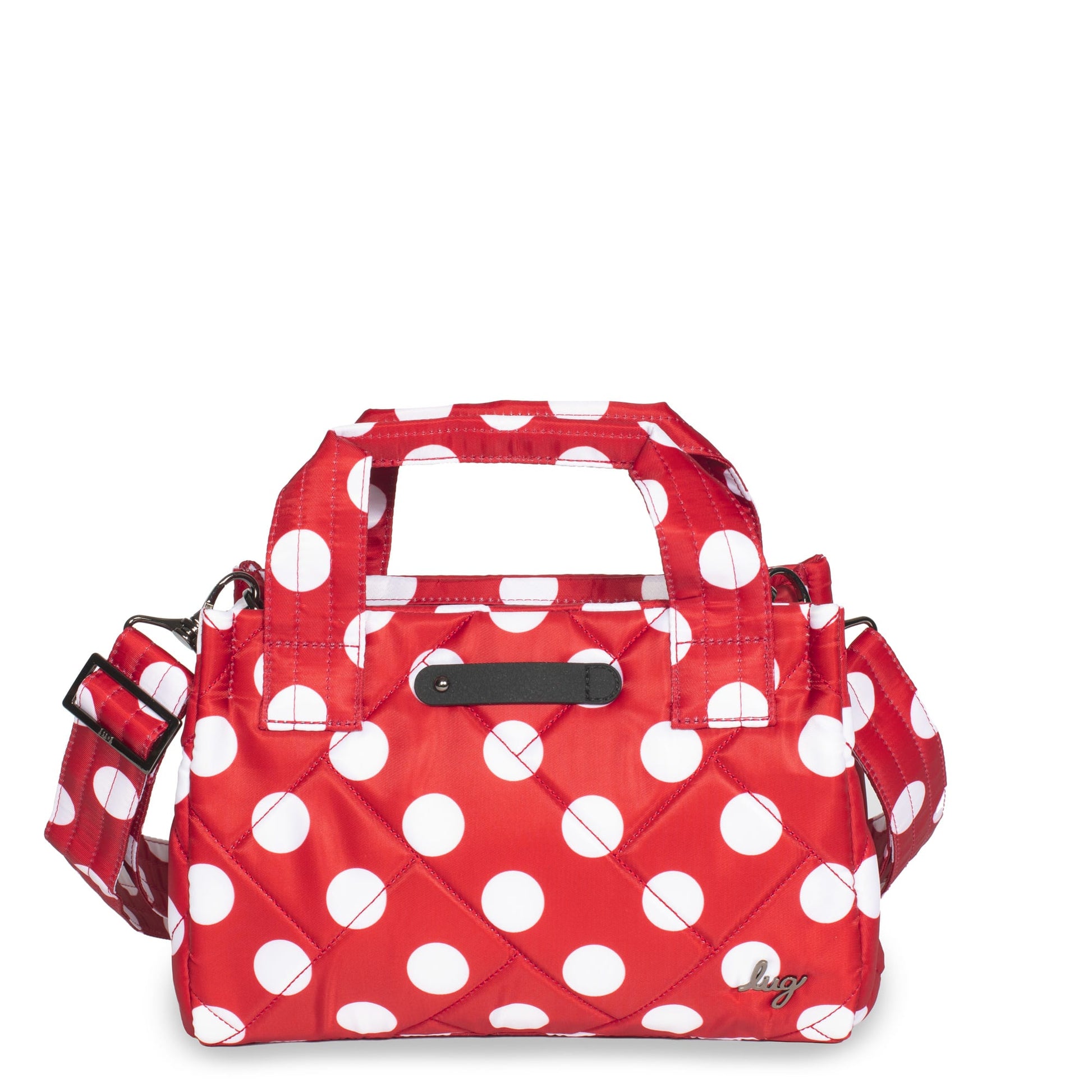 Jitterbug Crossbody Bag - CRIMSON LARGE DOT - Jitterbug_Crimson_Lg_Dot_01