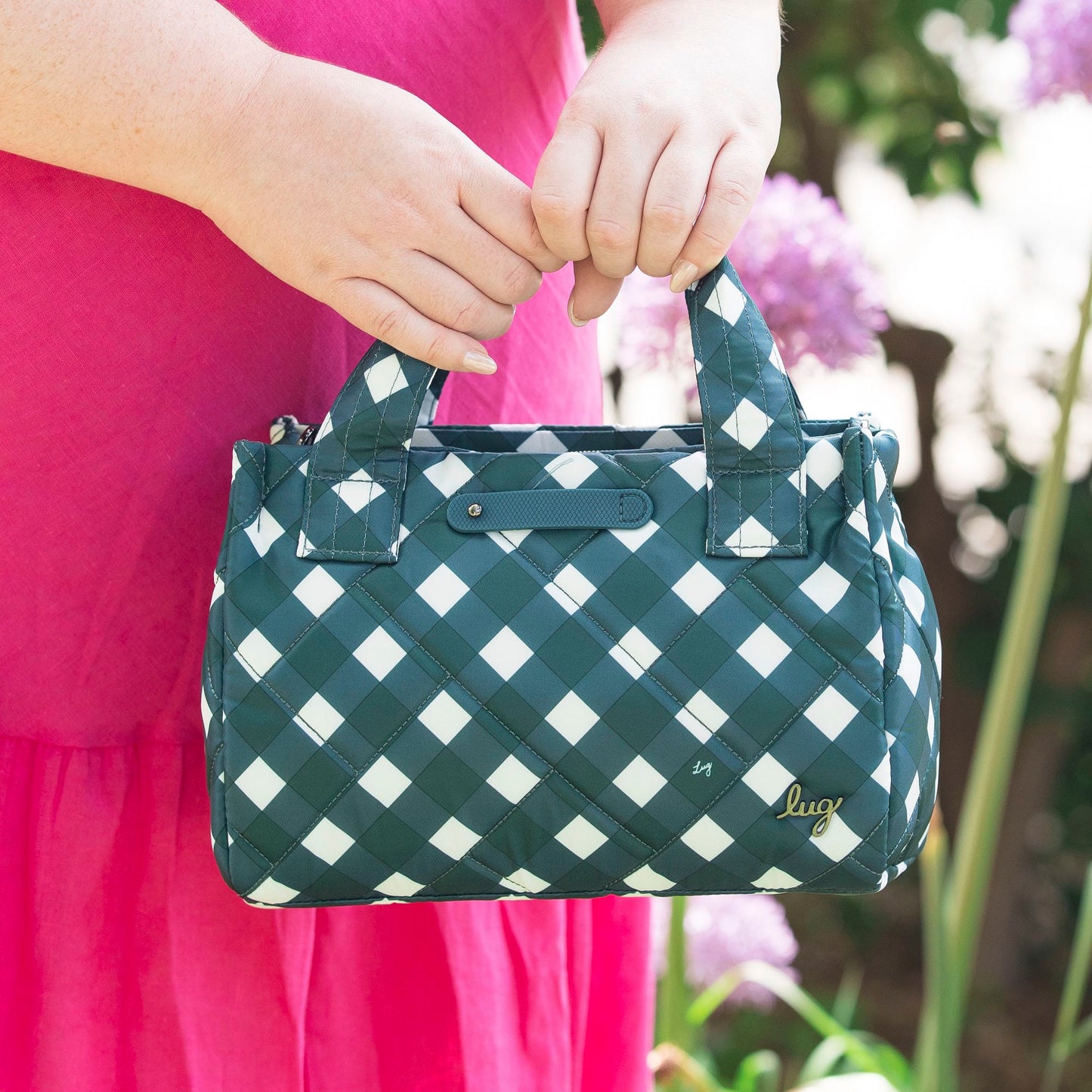Jitterbug Crossbody Bag - GINGHAM EVERGREEN - Jitterbug_Lifestyle_03_01b4ee87-e286-4d78-8597-f5387a85eecf