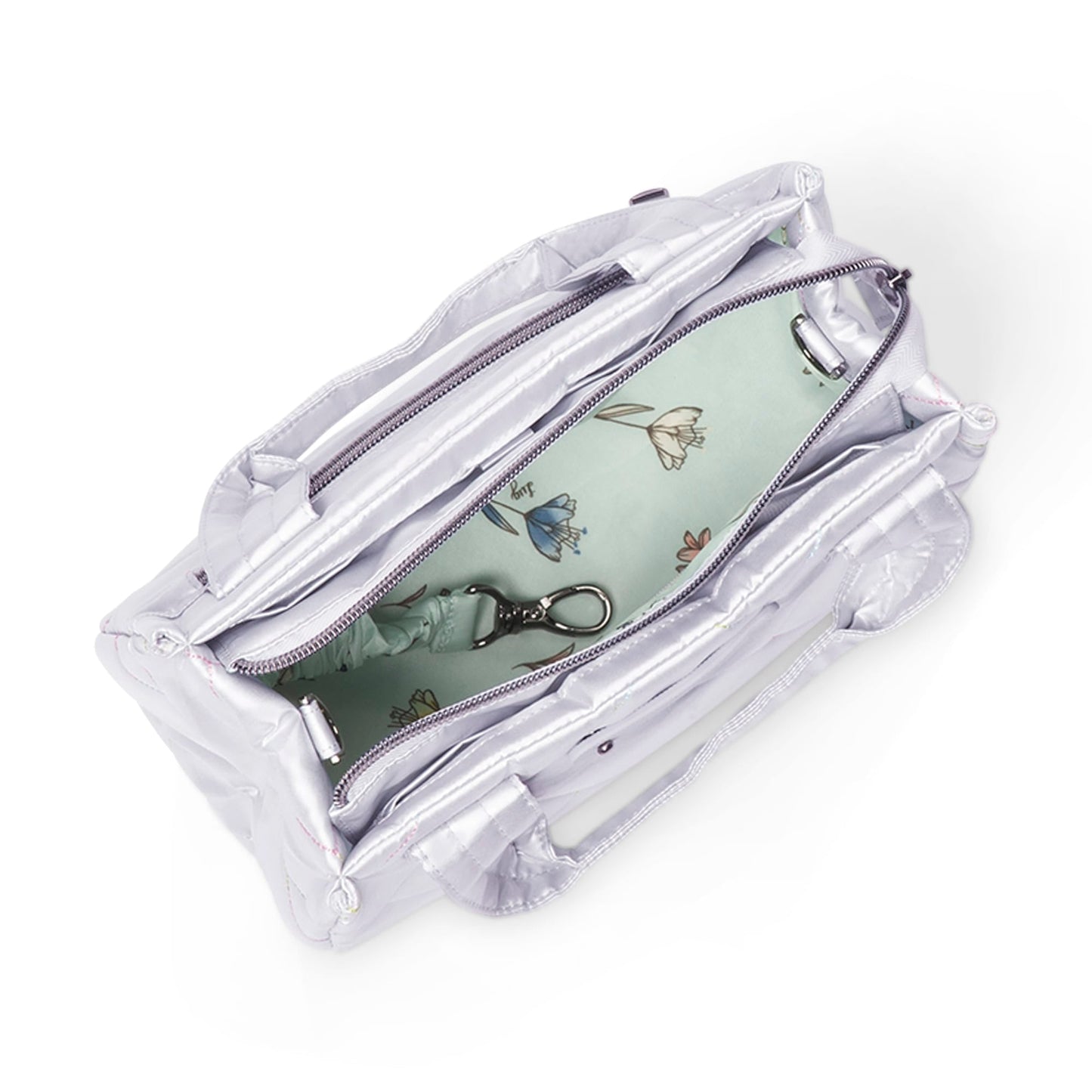 Jitterbug Crossbody Bag - METALLIC SILVER - Jitterbug_Metallic_Silver_05