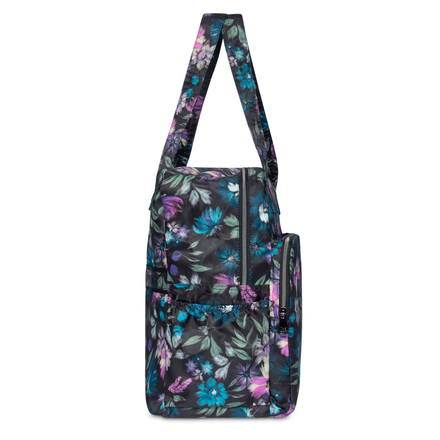 Ranger XL Packable Tote Bag - BLOOM BLACK - RangerXLPackable_BloomBlack_03