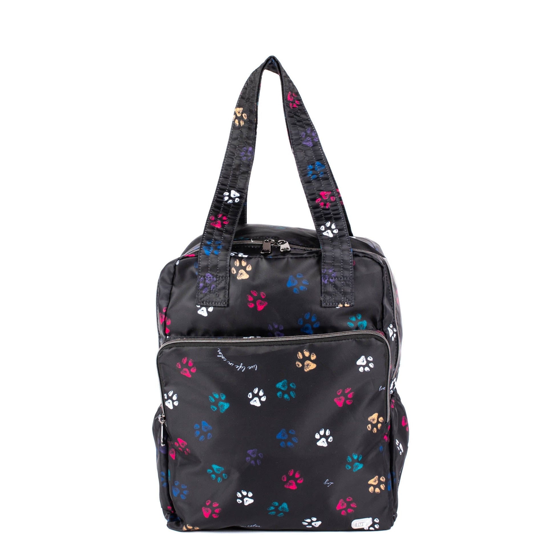 Ranger XL Packable Tote Bag - SONGBIRDS GREY - RangerXLPackable_PawsBlack_01