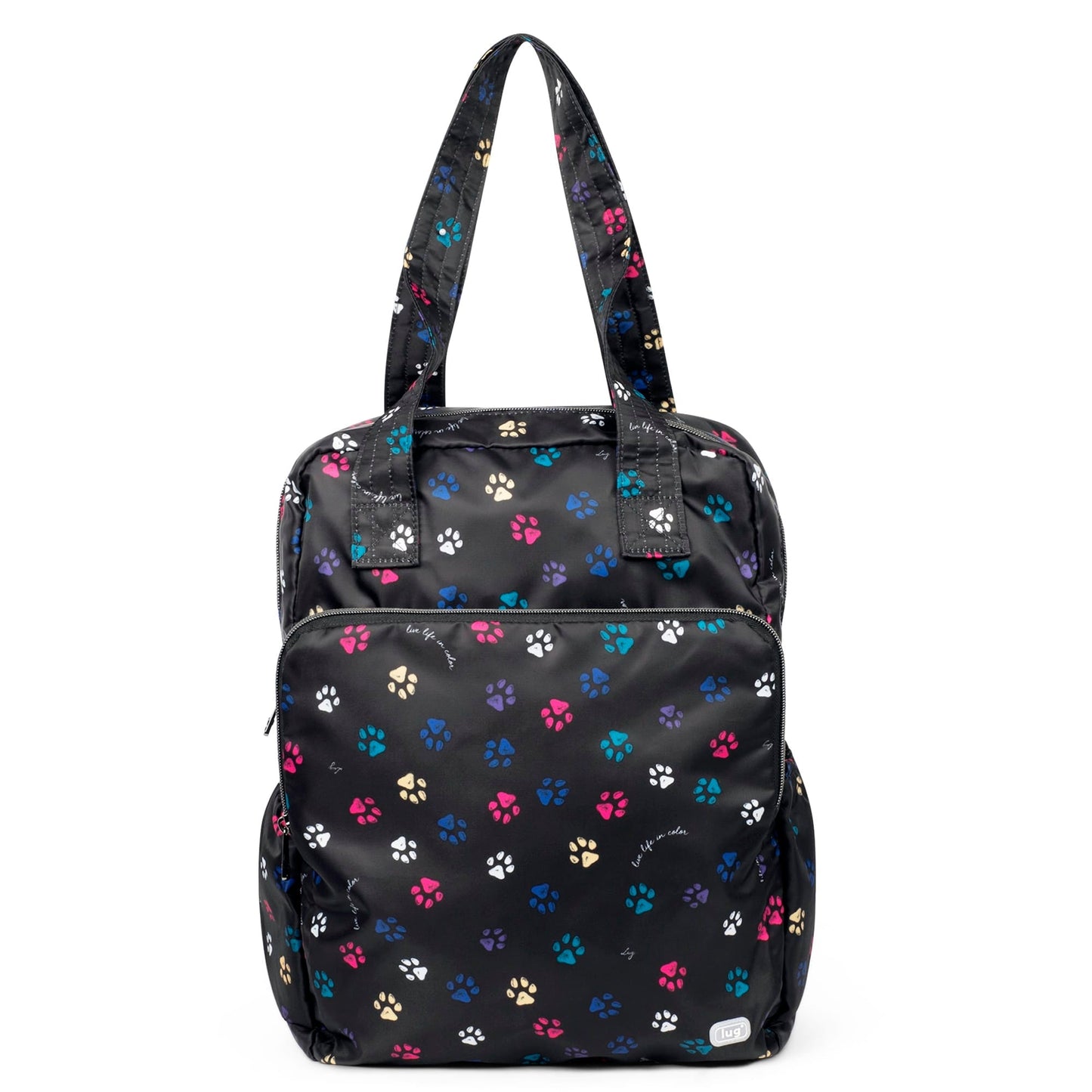 Ranger XL Packable Tote Bag - PAWS BLACK - RangerXLPackable_Paws_Black_01