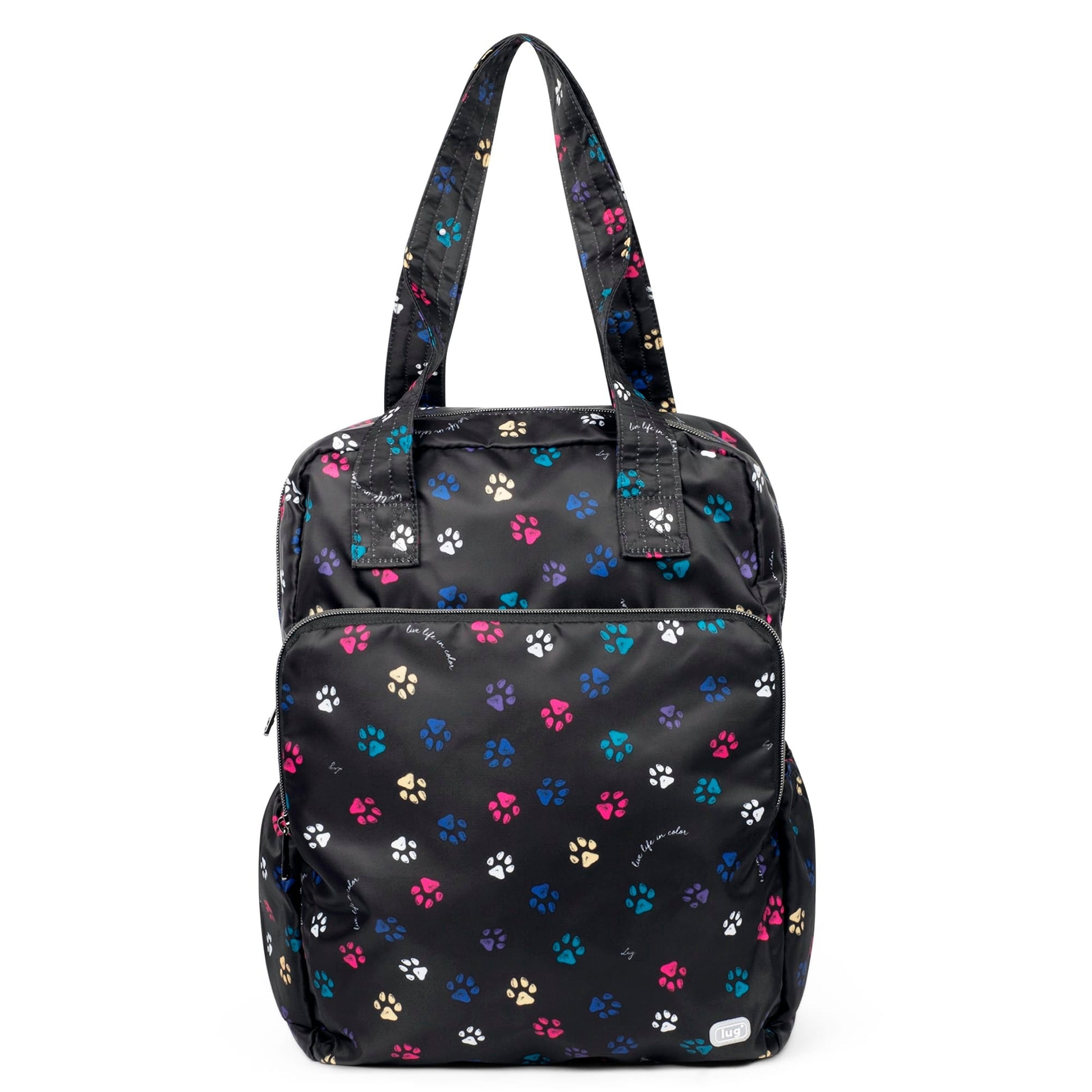 Ranger XL Packable Tote Bag - PAWS BLACK - RangerXLPackable_Paws_Black_01