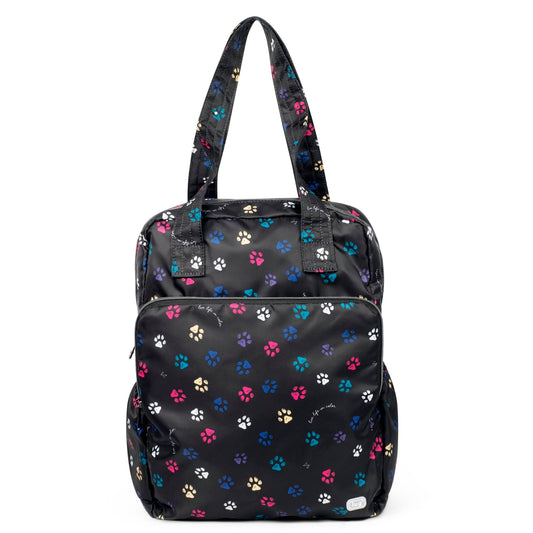 Ranger XL Packable Tote Bag - PAWS BLACK 2 - RangerXLPackable_Paws_Black_01