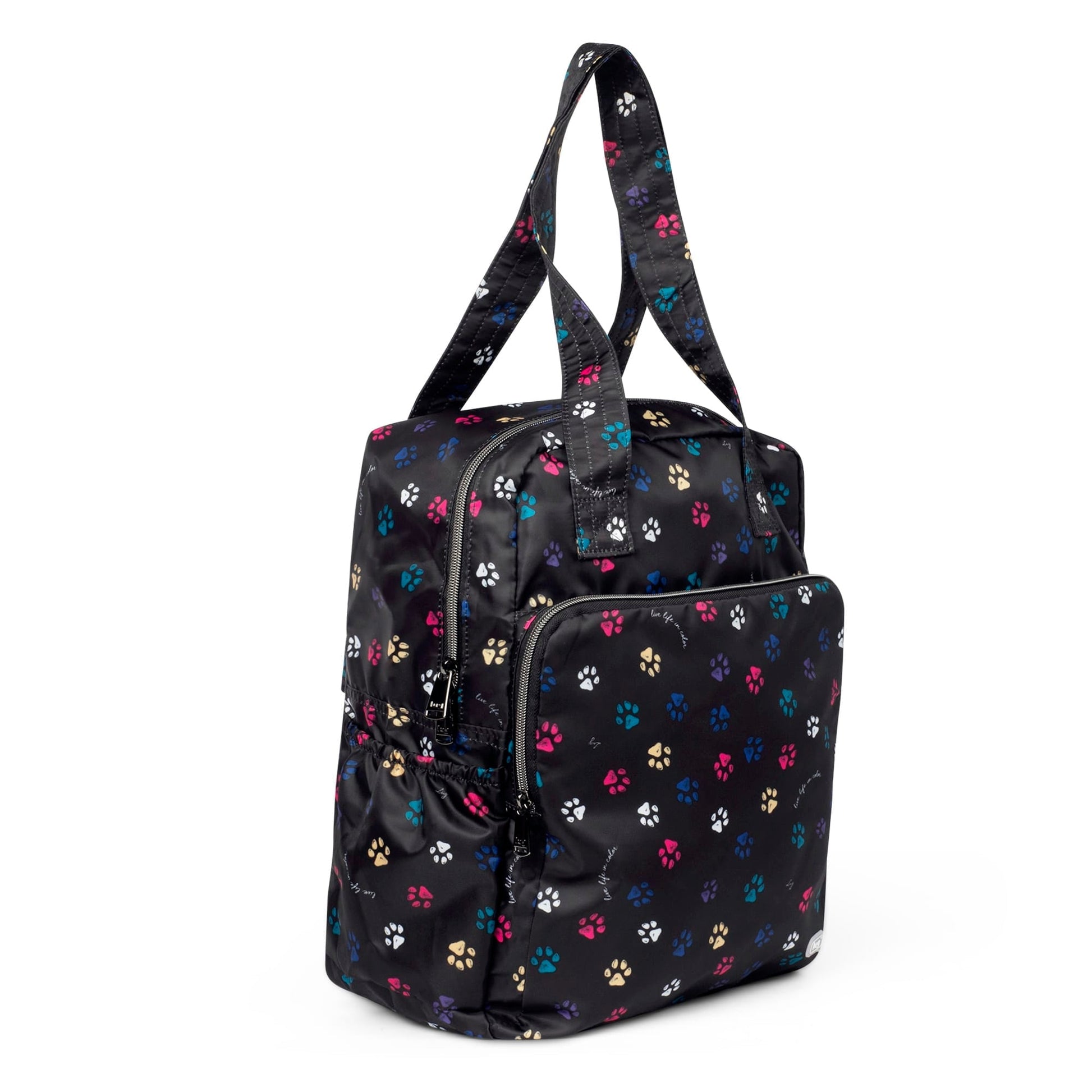 Ranger XL Packable Tote Bag - PAWS BLACK - RangerXLPackable_Paws_Black_02