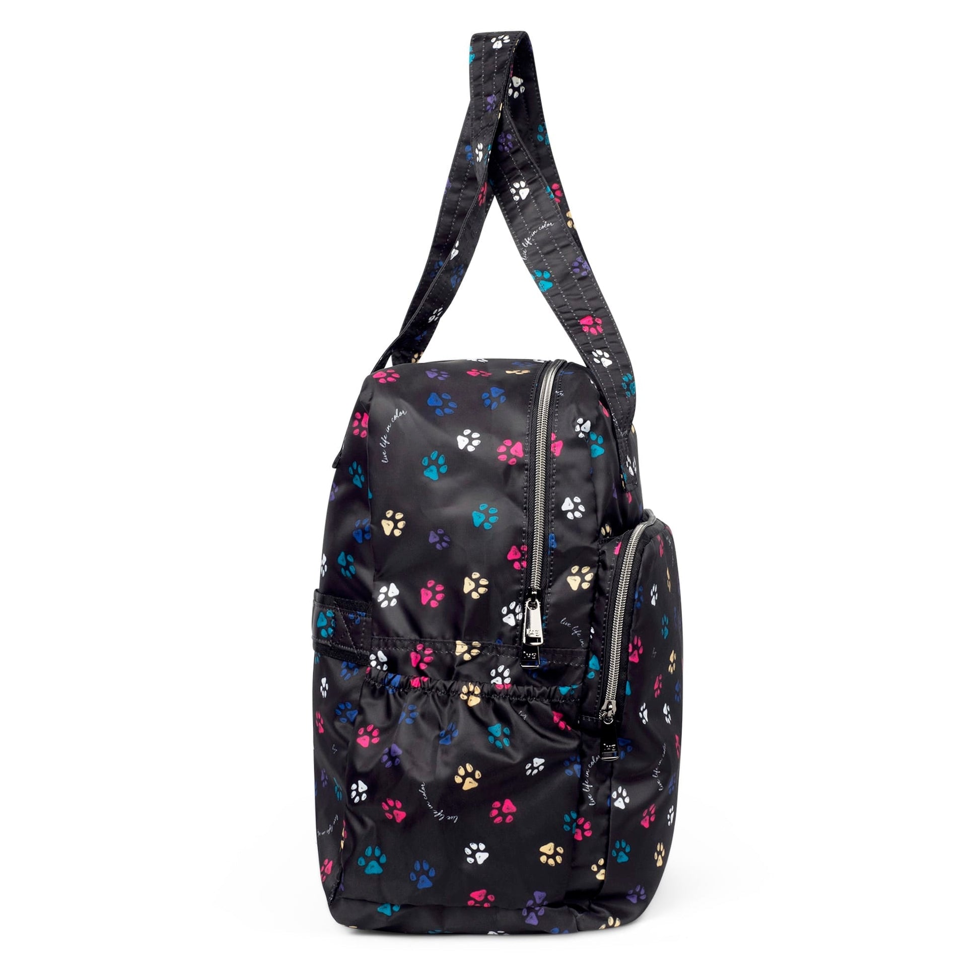 Ranger XL Packable Tote Bag - PAWS BLACK - RangerXLPackable_Paws_Black_03