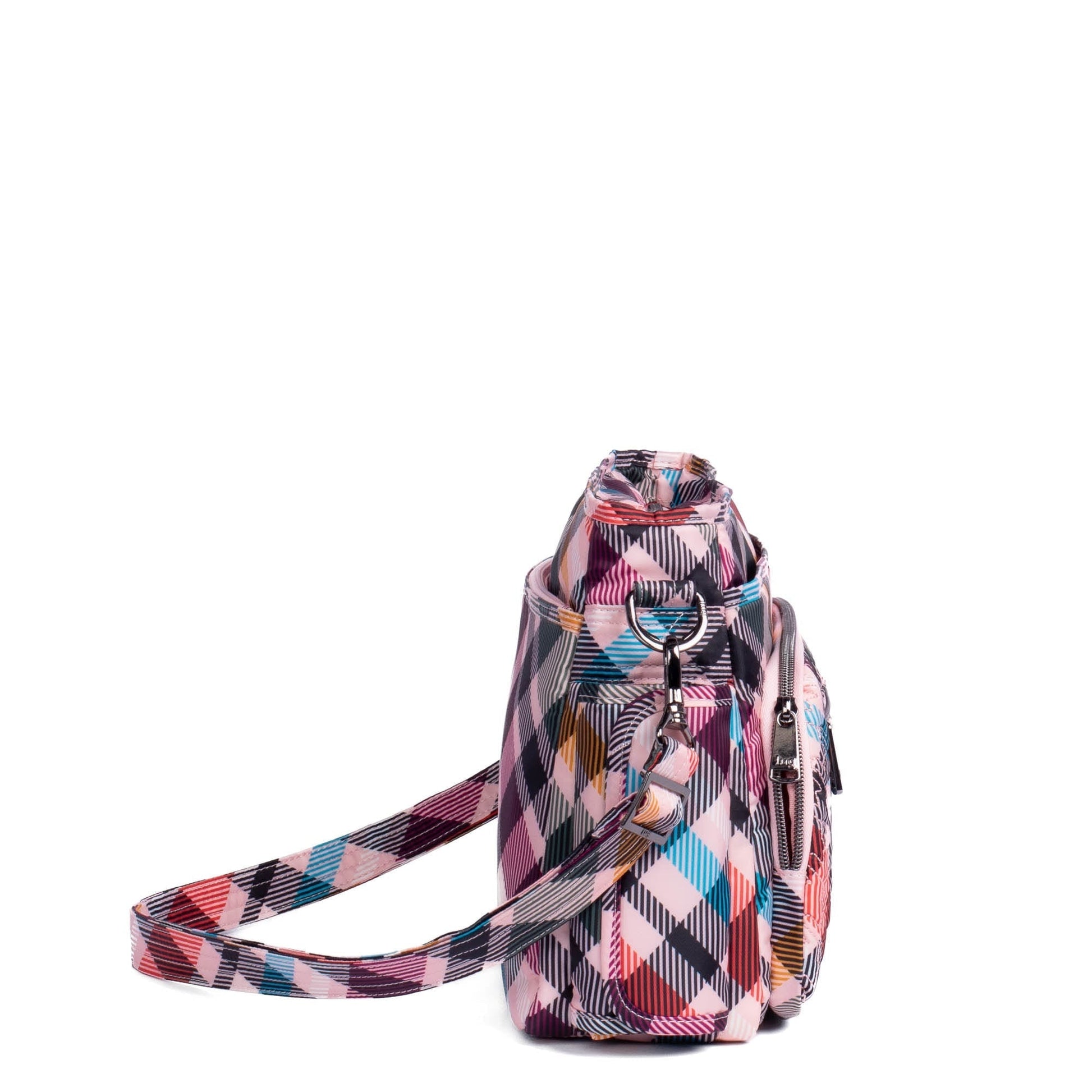 Shimmy SE Crossbody Bag - PINK PLAID - ShimmySE_PinkPlaid_03_f7cb60de-1fc6-42d7-8f01-c2e88f5d4d66
