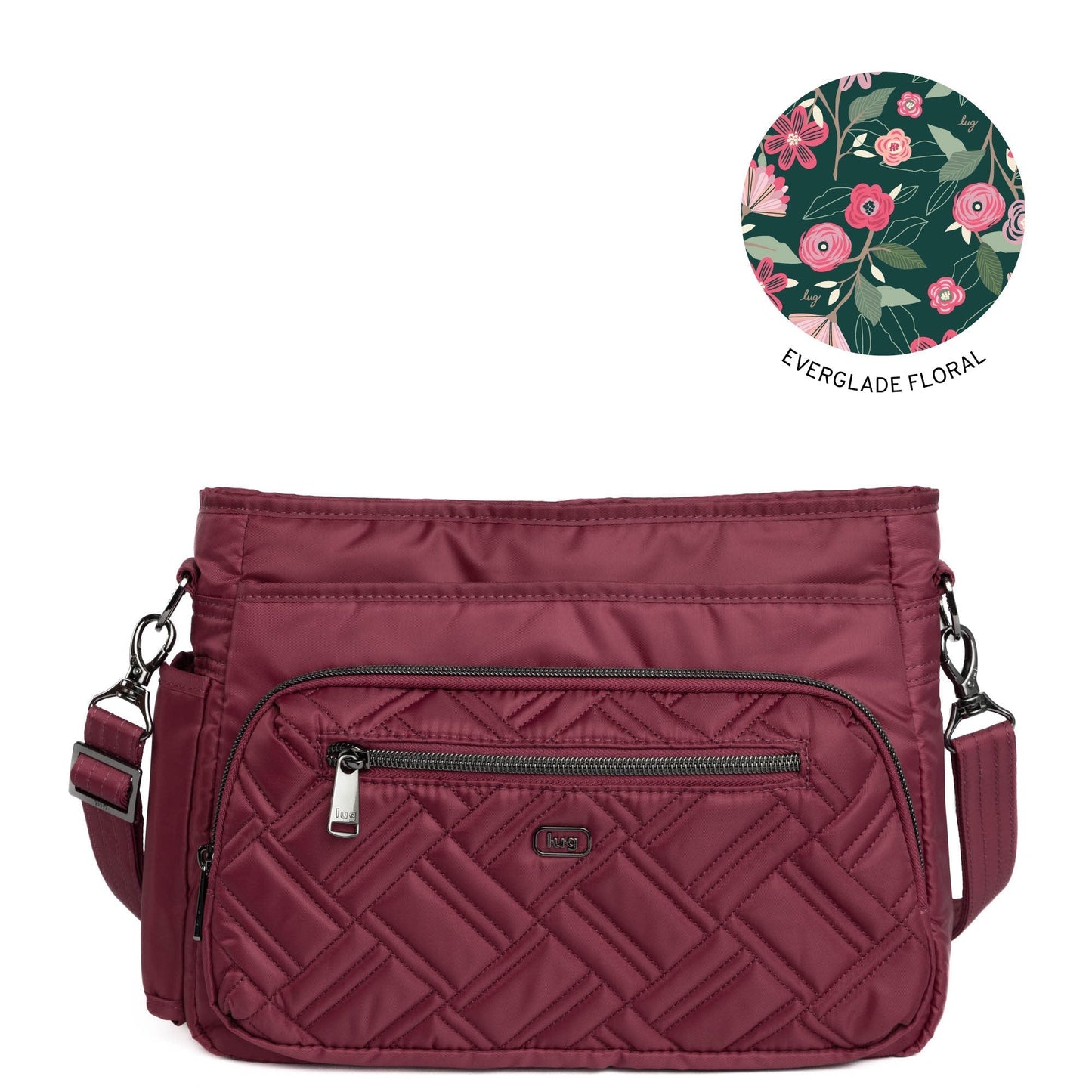 Shimmy SE Crossbody Bag - RASPBERRY - ShimmySE_Raspberry