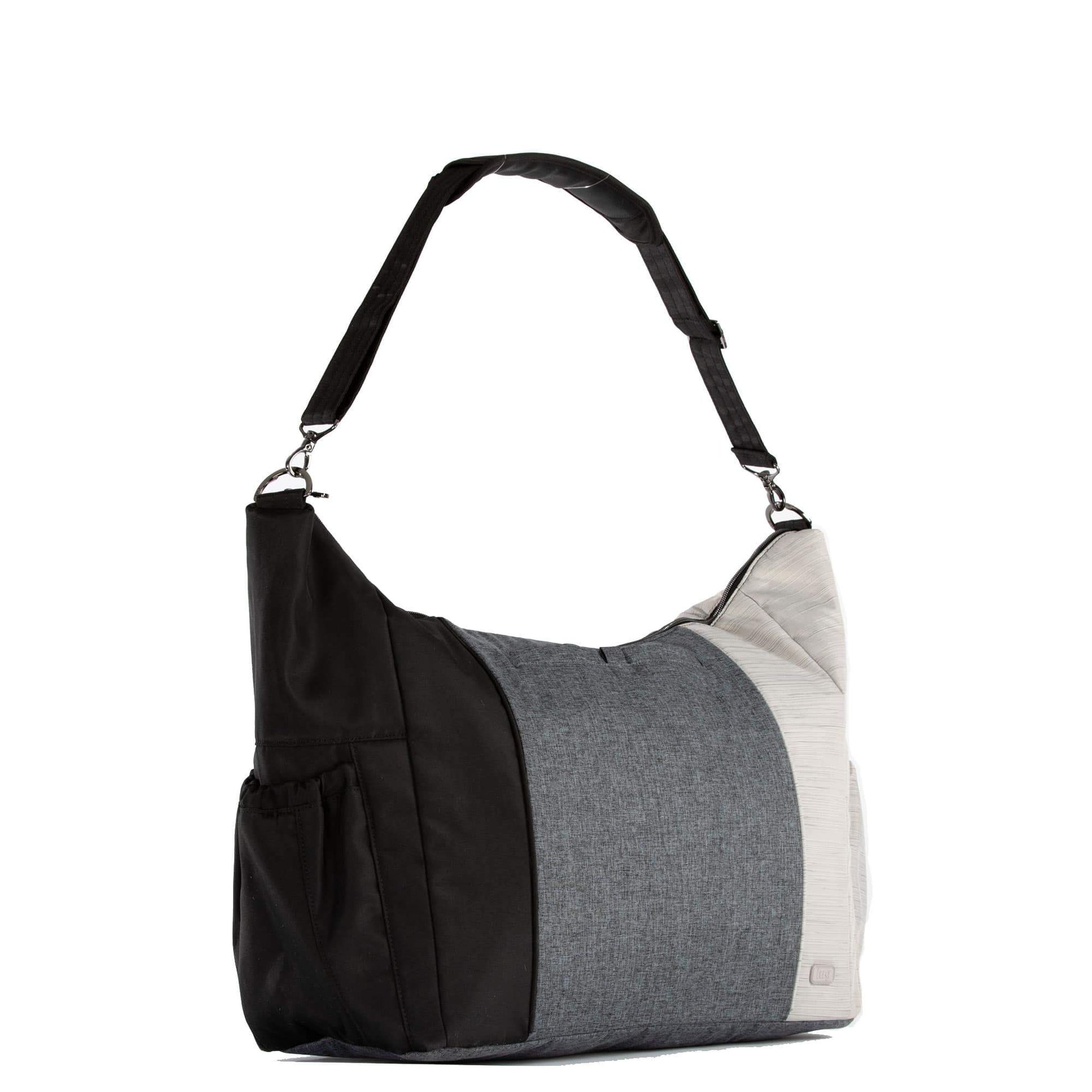 Shuffle Overnight Tote Bag - HEATHER GREY - Shuffle_HeatherGrey_02