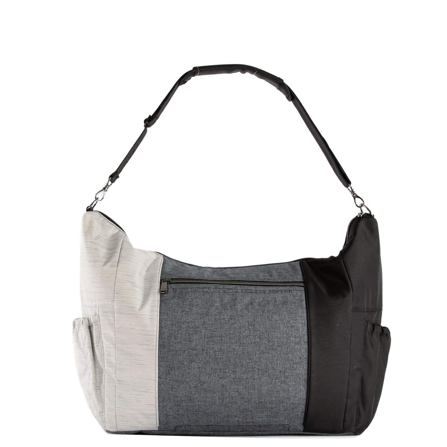 Shuffle Overnight Tote Bag - HEATHER GREY - Shuffle_HeatherGrey_04